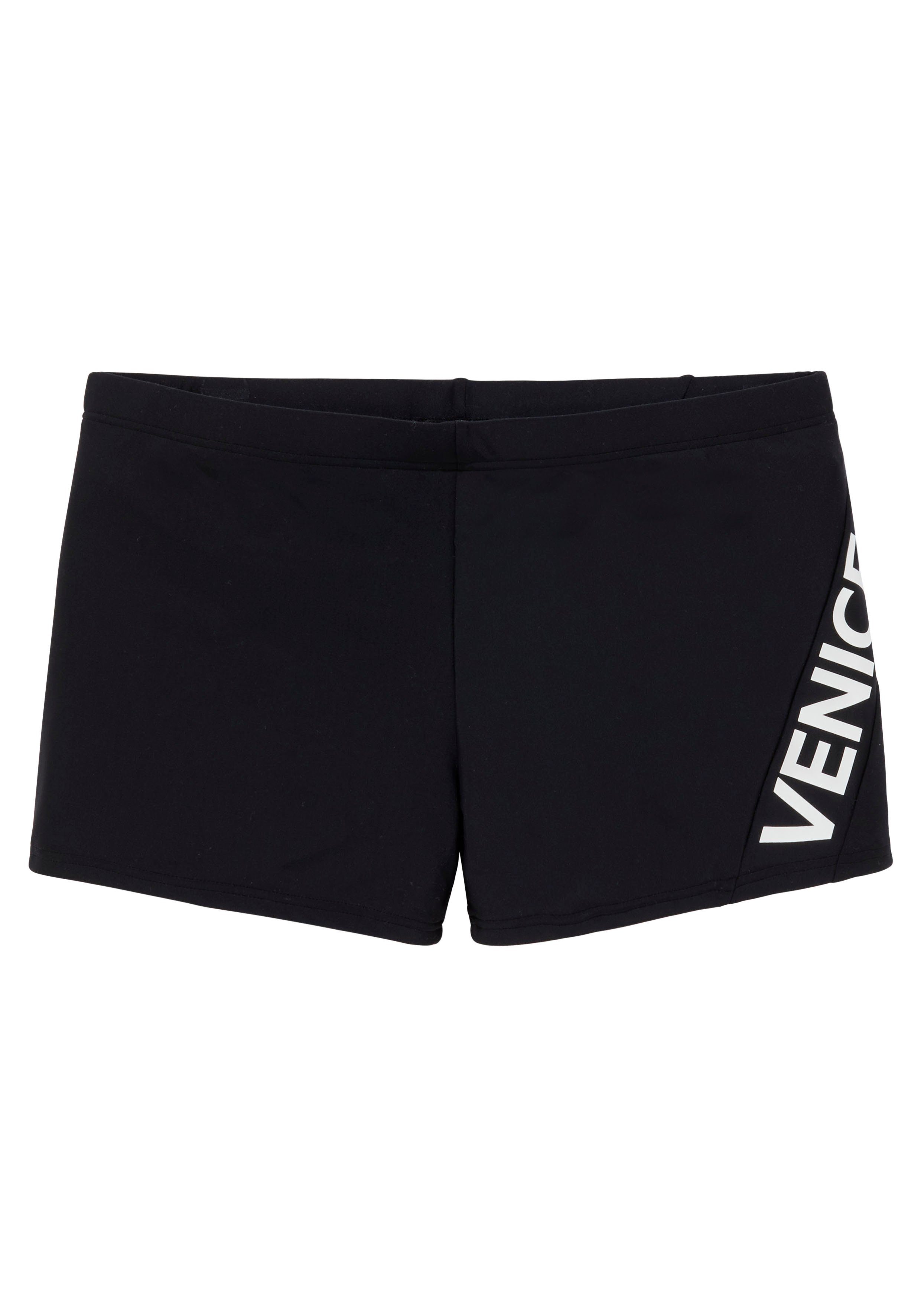 Venice Beach Zwemboxer met logo-opschrift