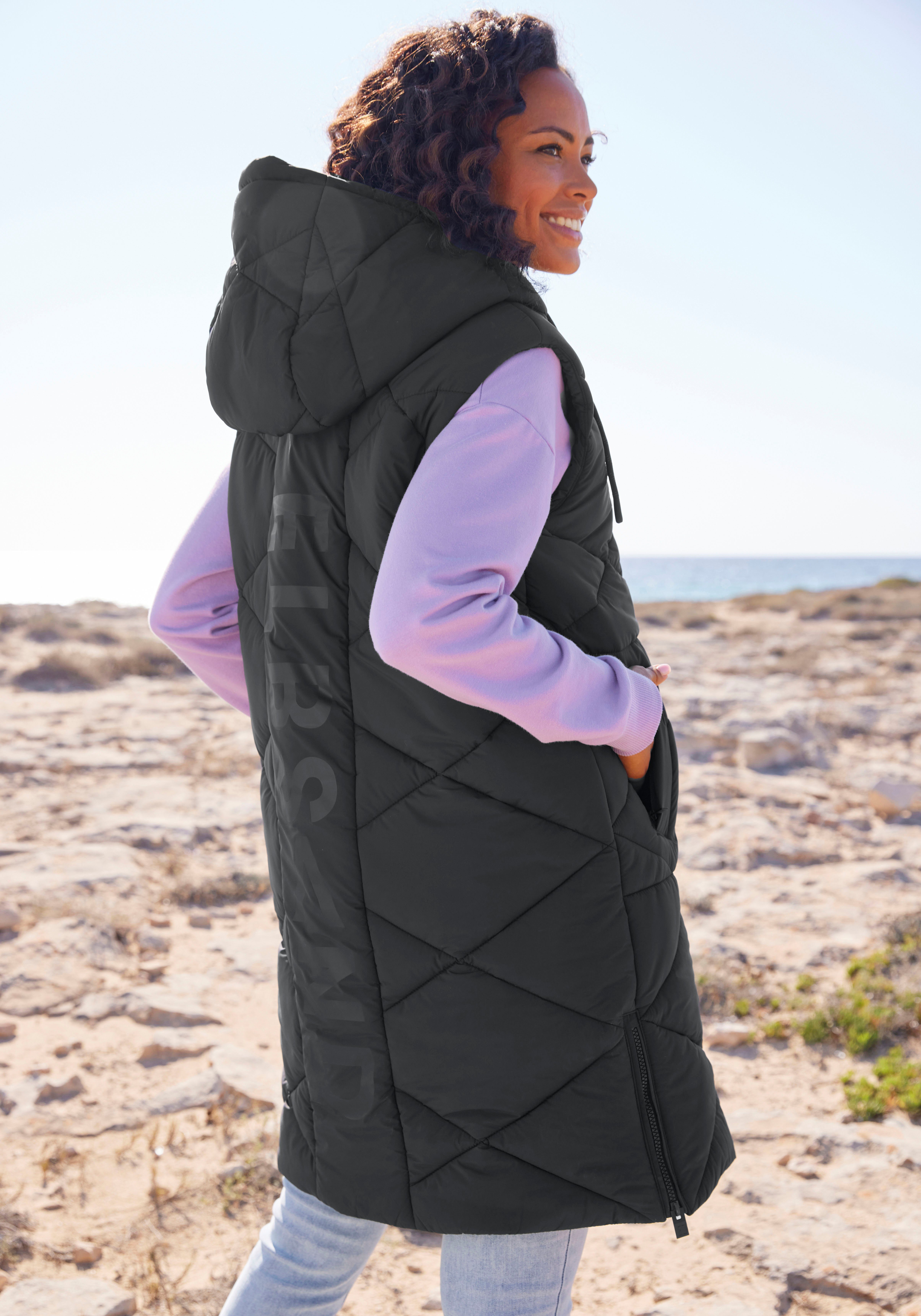 Elbsand Bodywarmer met een capuchon