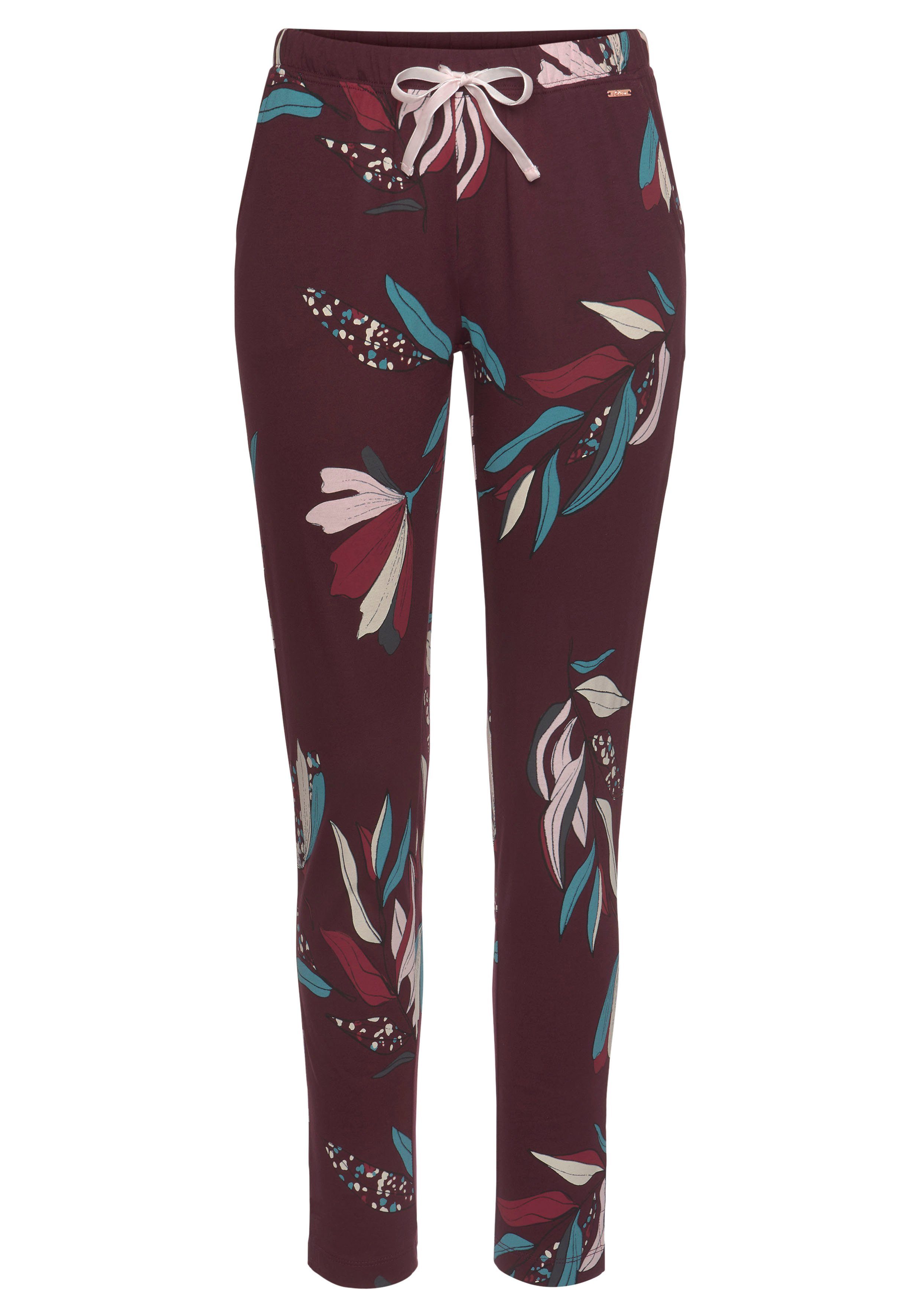 s.Oliver RED LABEL Beachwear Pyjamabroek met print all-over