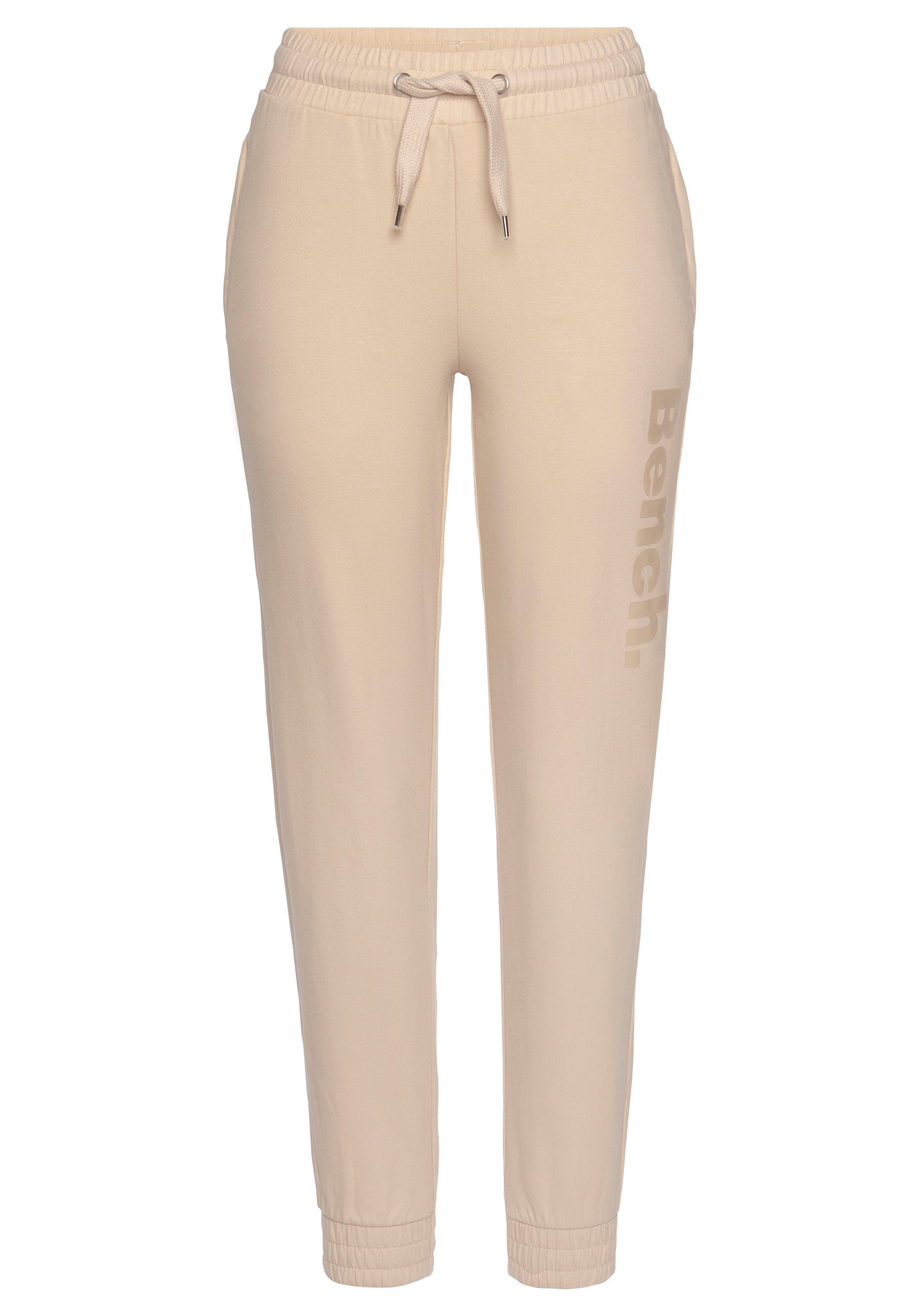 Bench. Loungewear Homewearbroek met ritszakken, loungepak lounge broeken maat 44/46 beige
