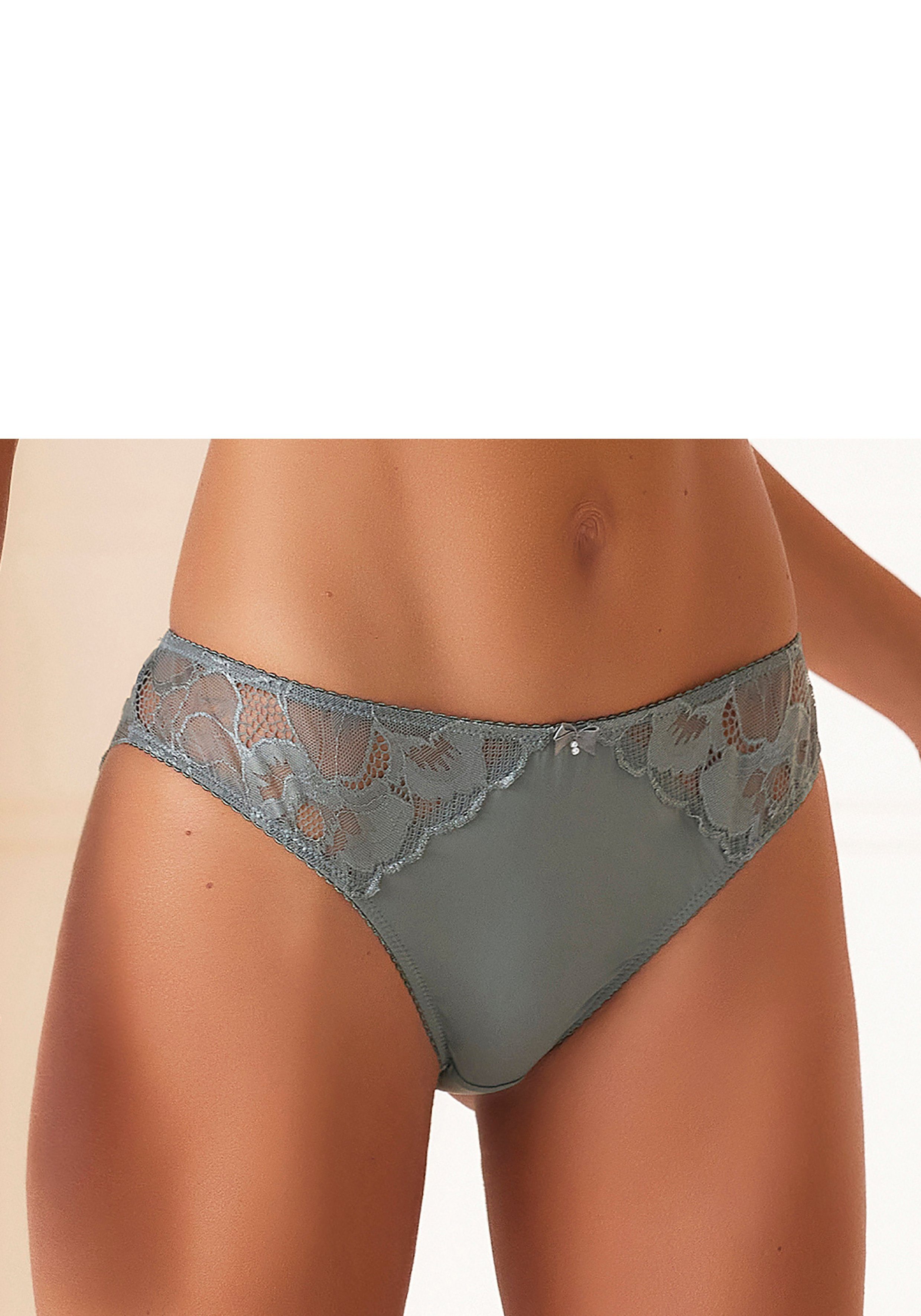 Lascana Slip Mably met mooie kanten inzetten