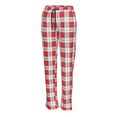 lascana pyjamabroek met geruit patroon rood