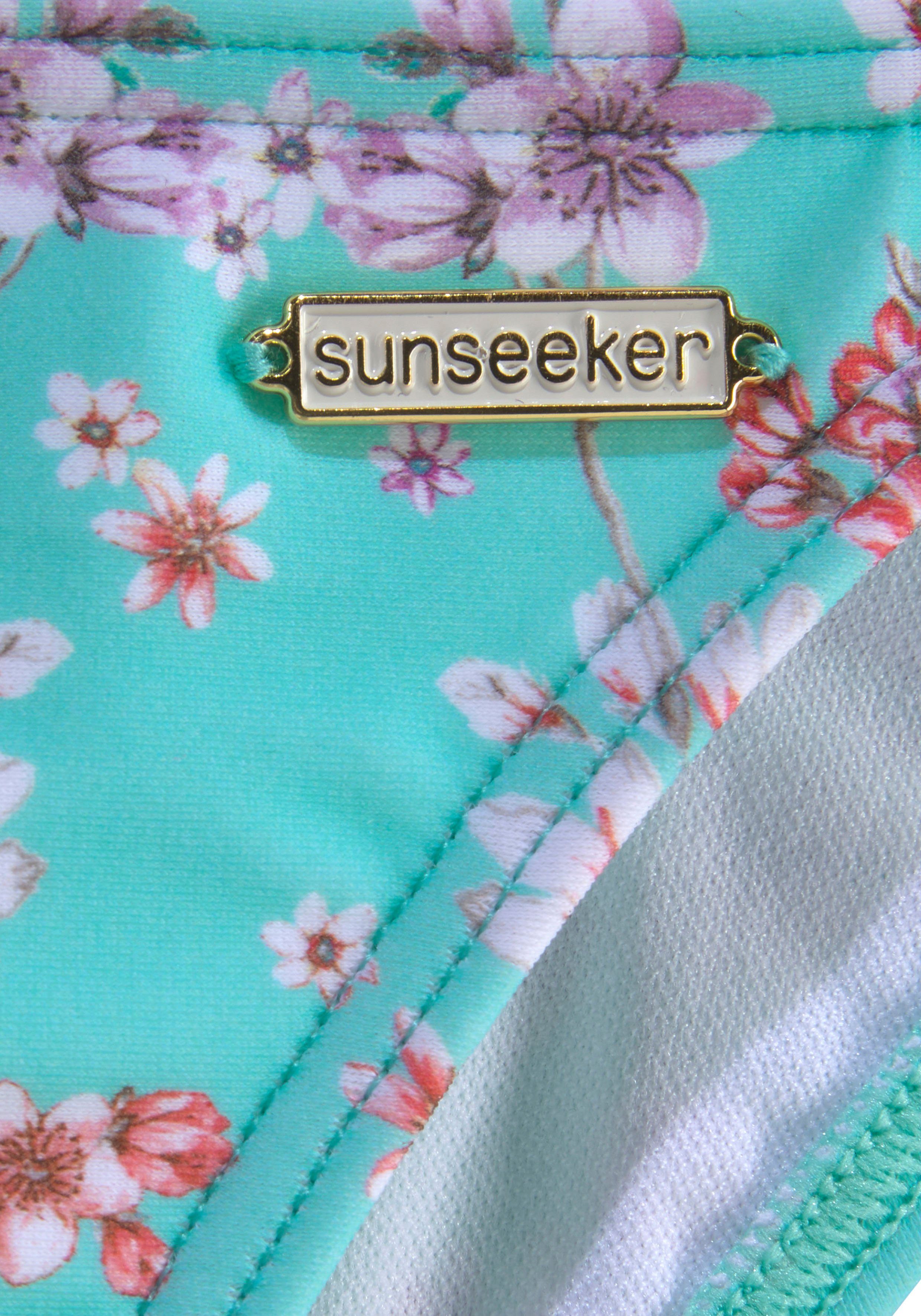 Sunseeker Bustierbikini Ditsy Kids met zomerse print