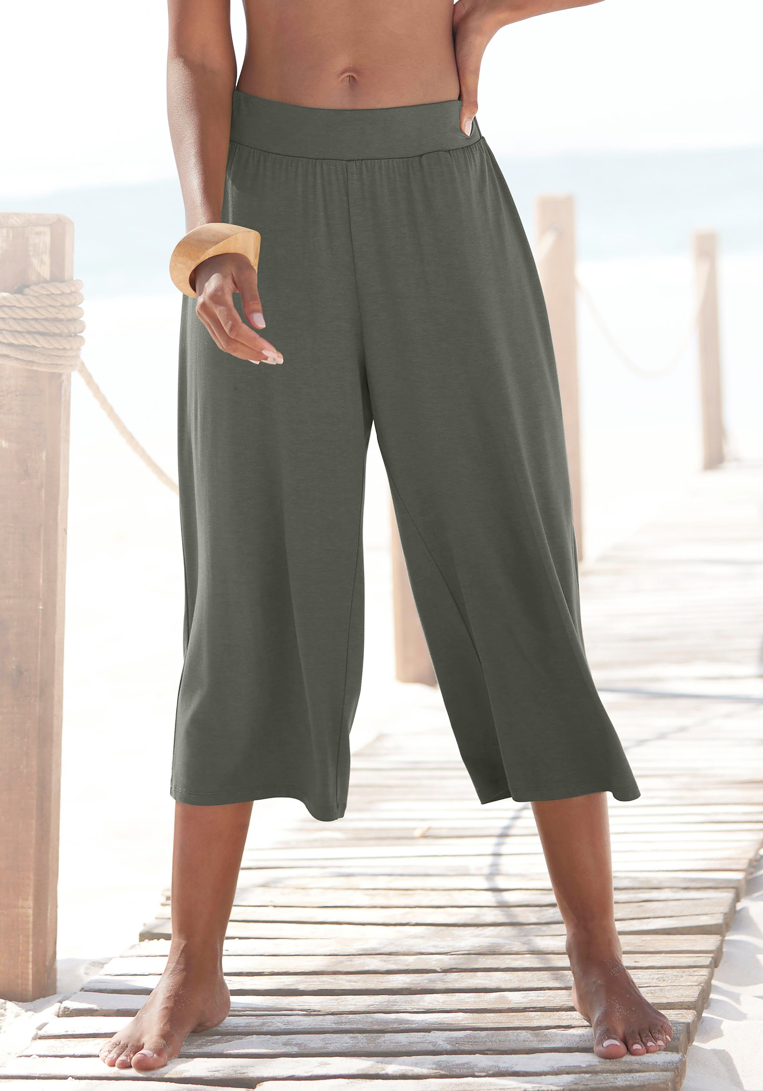 Lascana Culotte van viscose-jersey