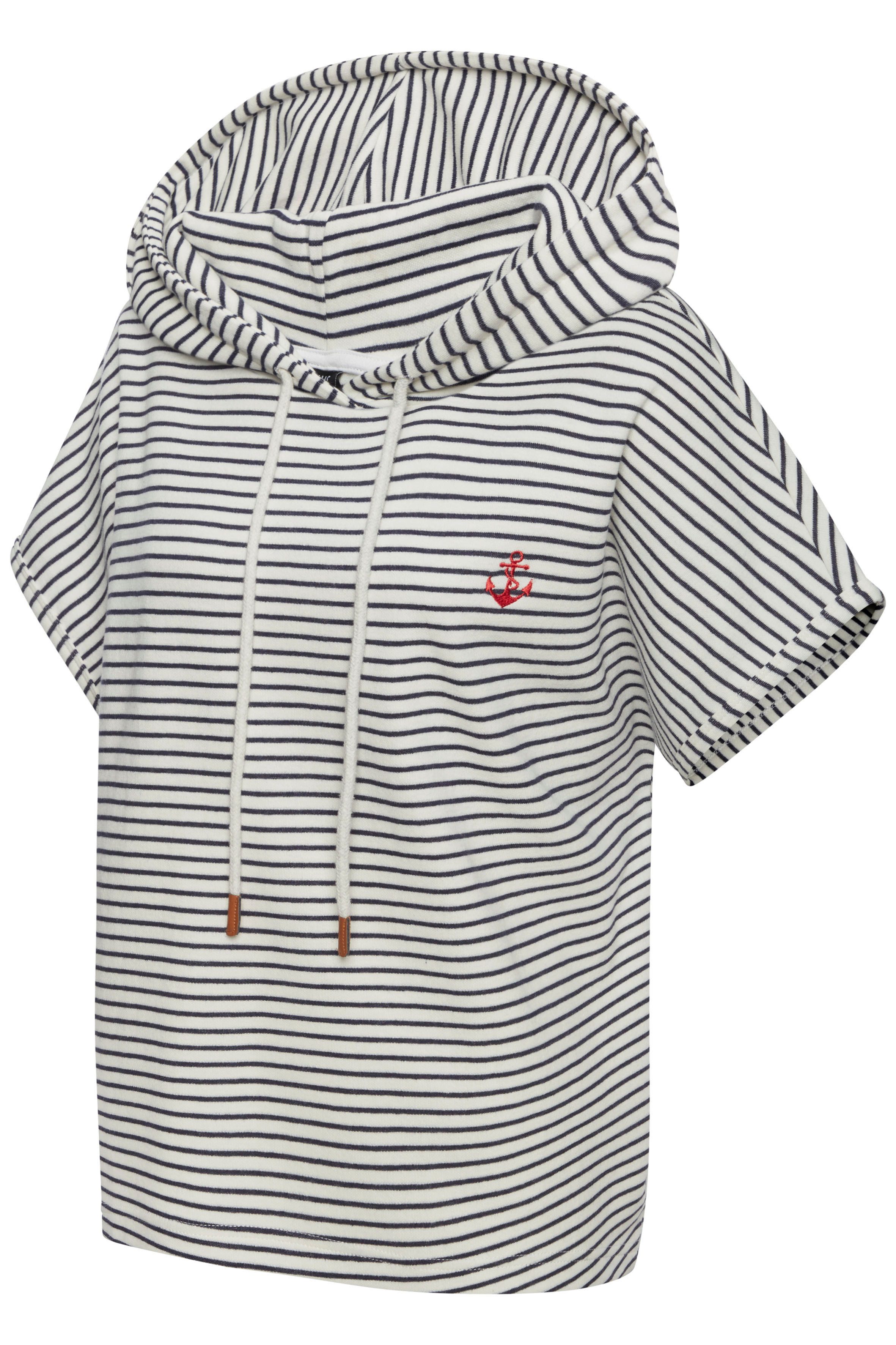 H.I.S Sweatshirt gestreept en met capuchon, loungewear