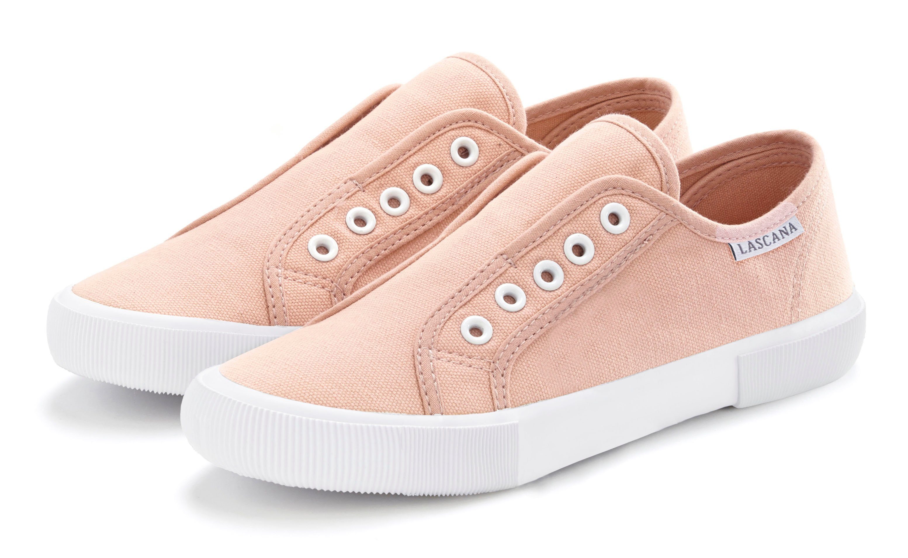 Lascana Sneakers Slipper, lage schoen, slip-on sneaker comfortabel om in te glijden