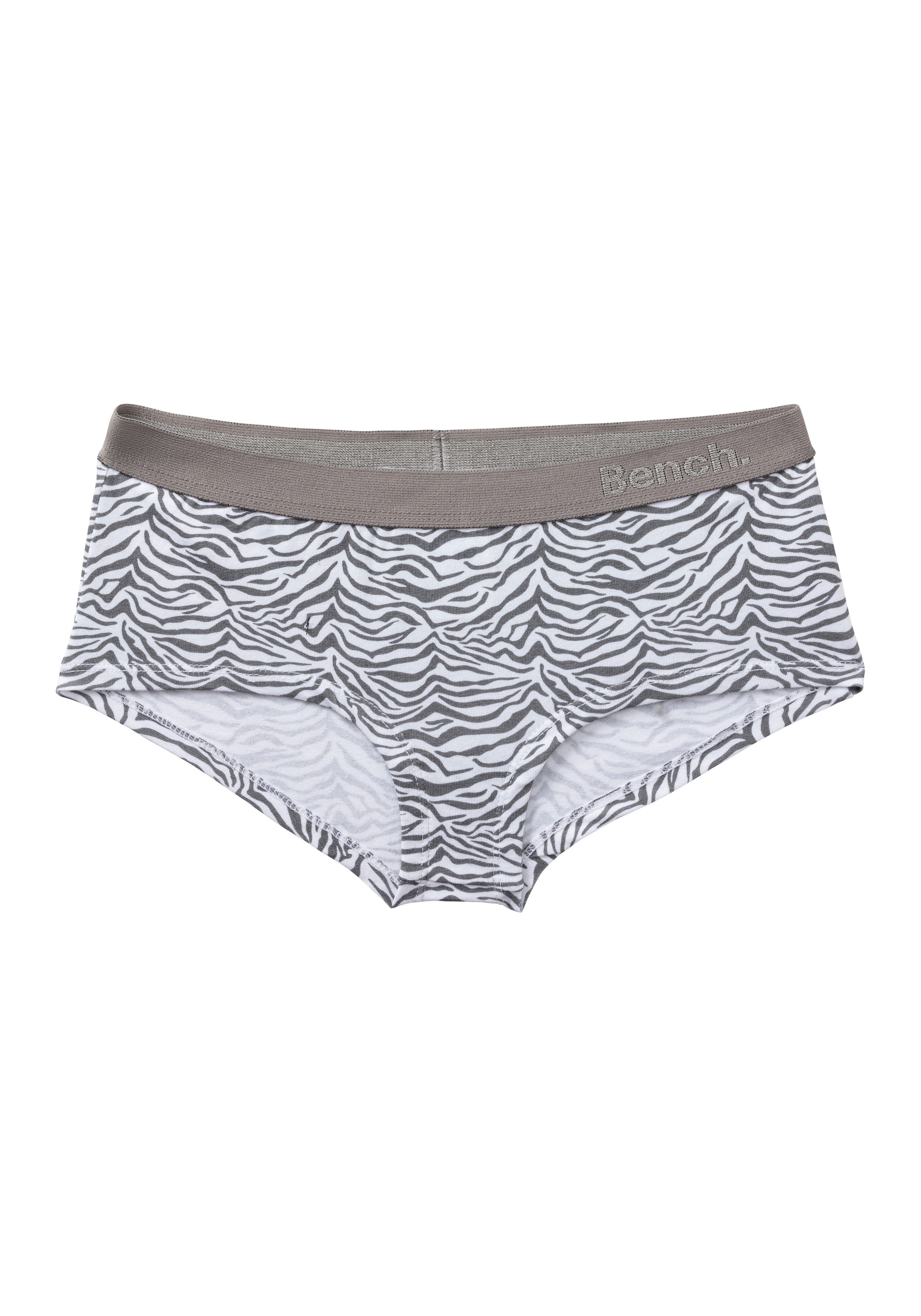 Bench. Set: Bustier met tonig zebrapatroon (4-delig, Met hipster)