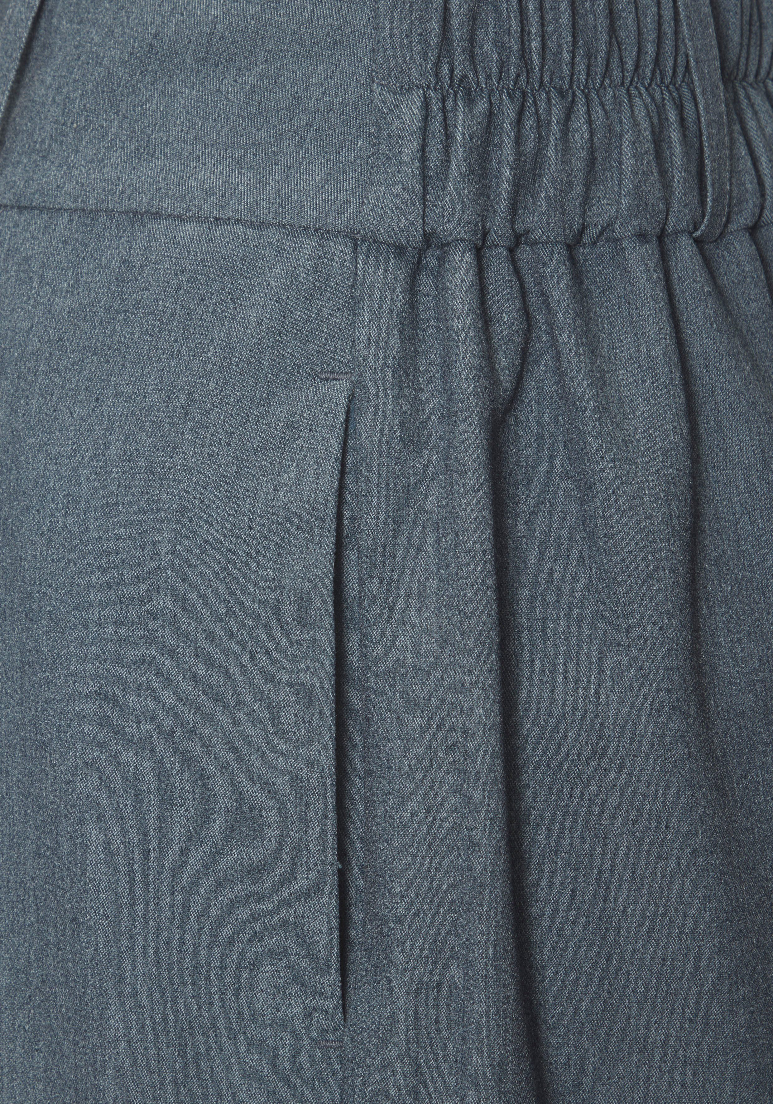 Lascana Broekrok met riemlussen, pantalon, chic