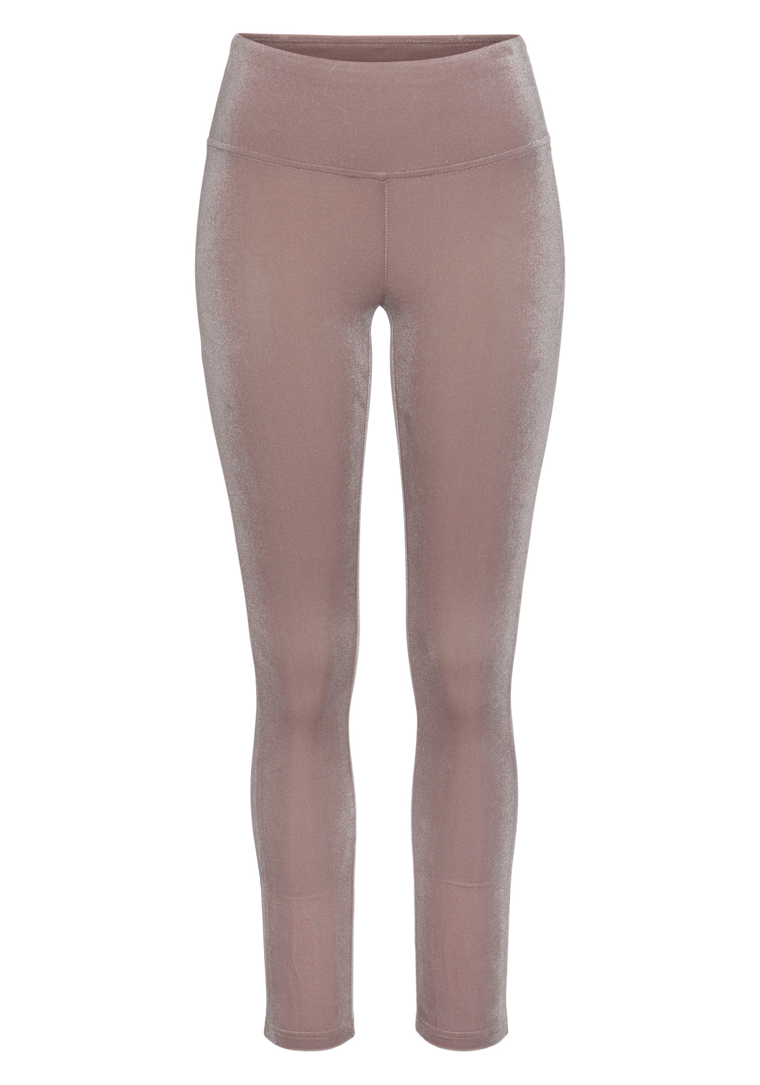 Lascana Legging in zachte, elastische velourslook