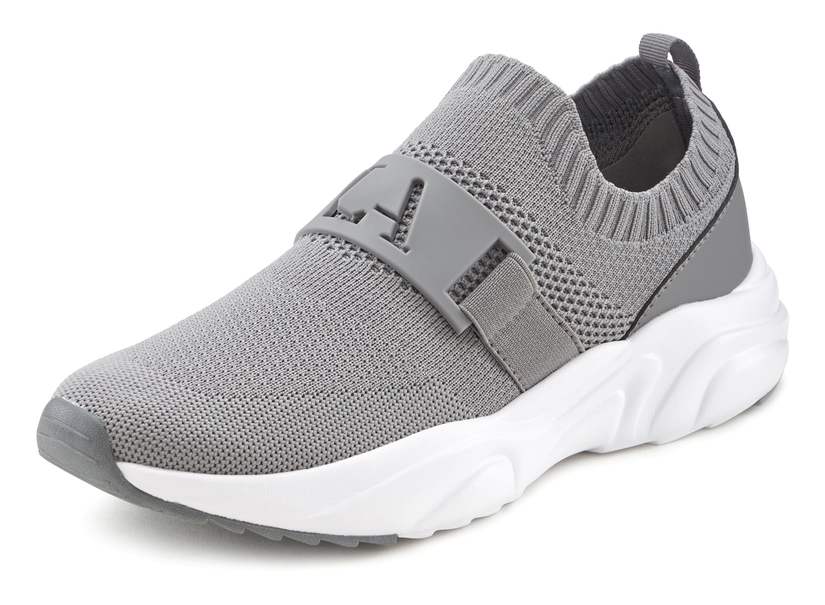 active by Lascana Sneakers Lage schoen, vrijetijdsschoen, slipper, chunky zool VEGAN