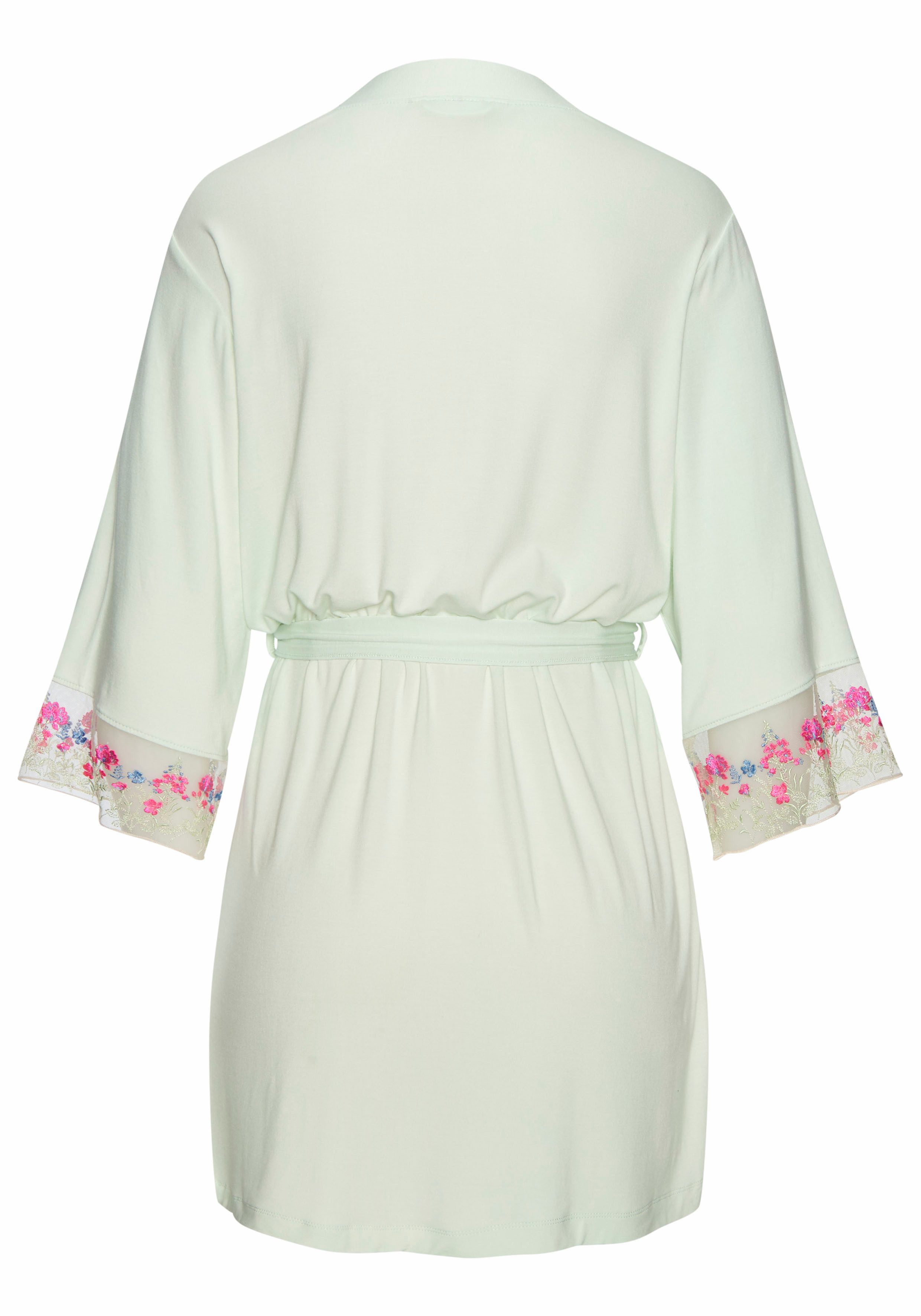 Lascana Kimono met mooie kanten inzetten