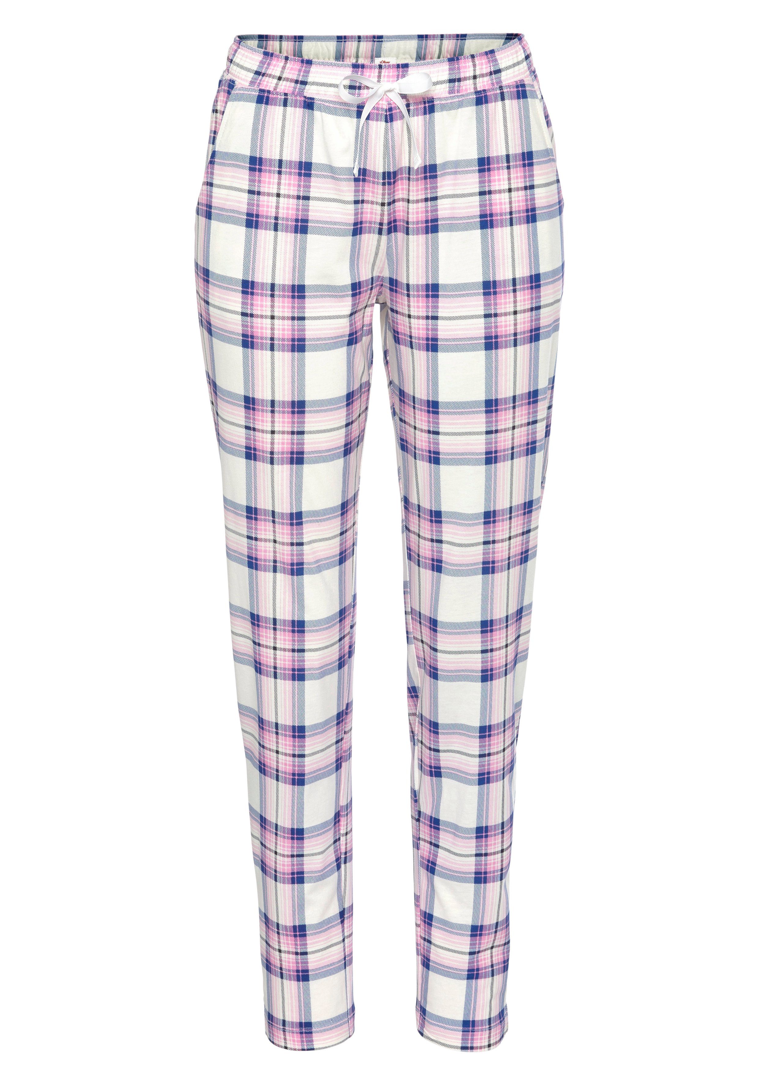 s.Oliver RED LABEL Beachwear Pyjamabroek met alloverdruk, met ribband (1-delig)