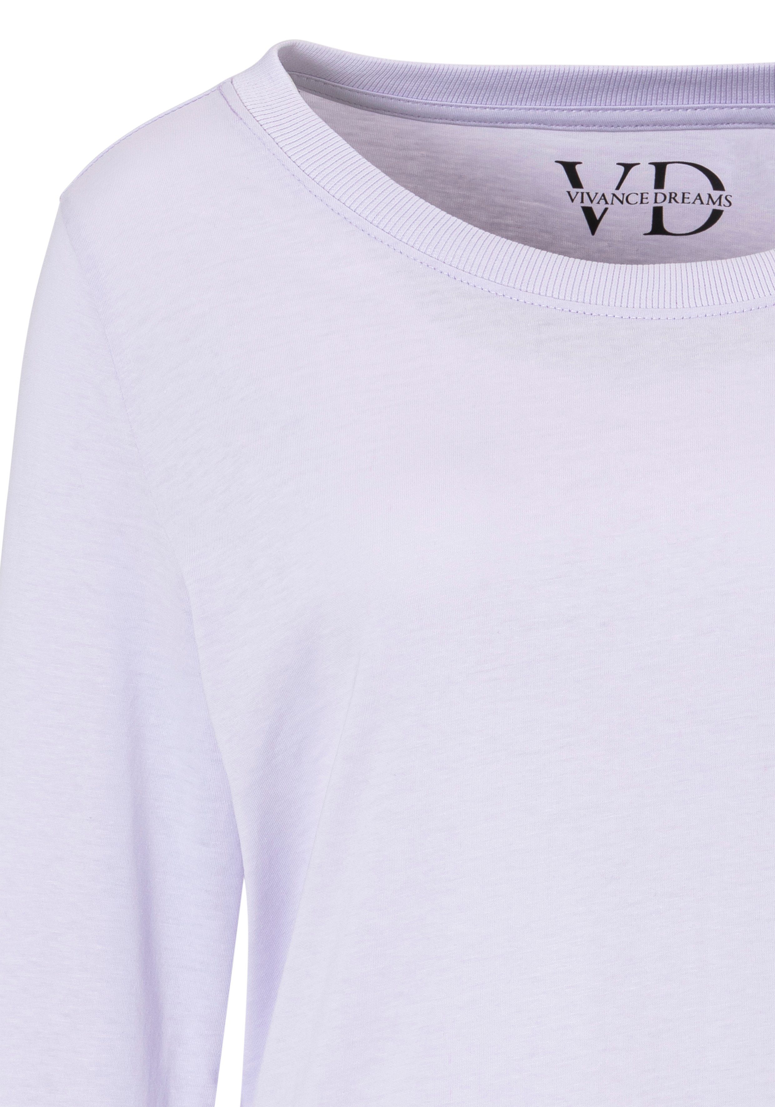 Vivance Dreams Pyjama top met ribboorden