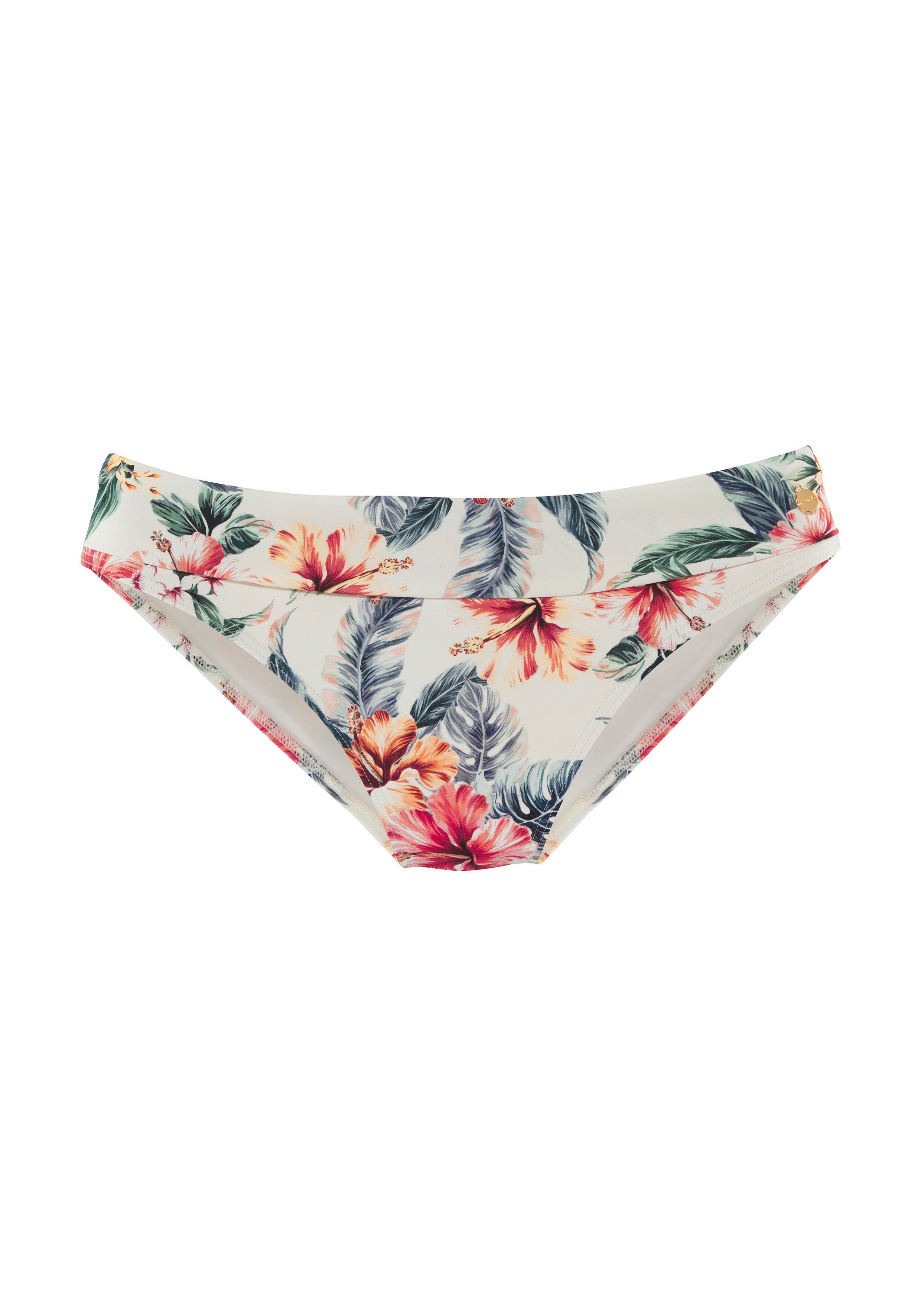 Lascana Bikinibroekje Salsa met mooie bloemenprint