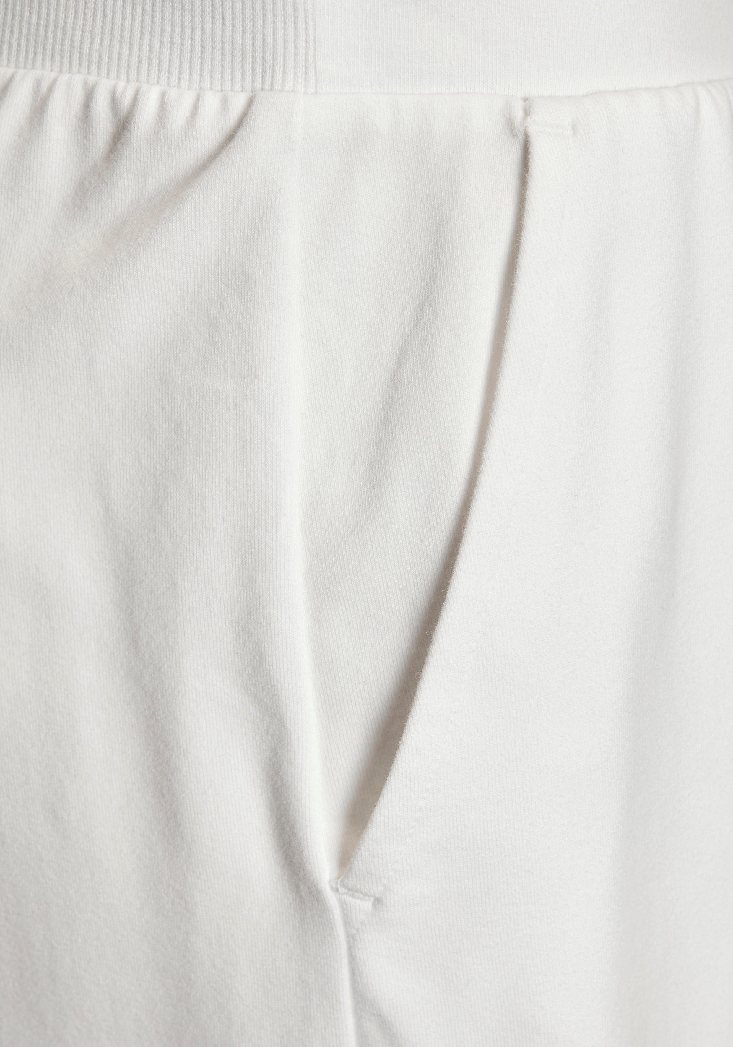 Elbsand 7/8 broek van sweatstof met een brede pijp