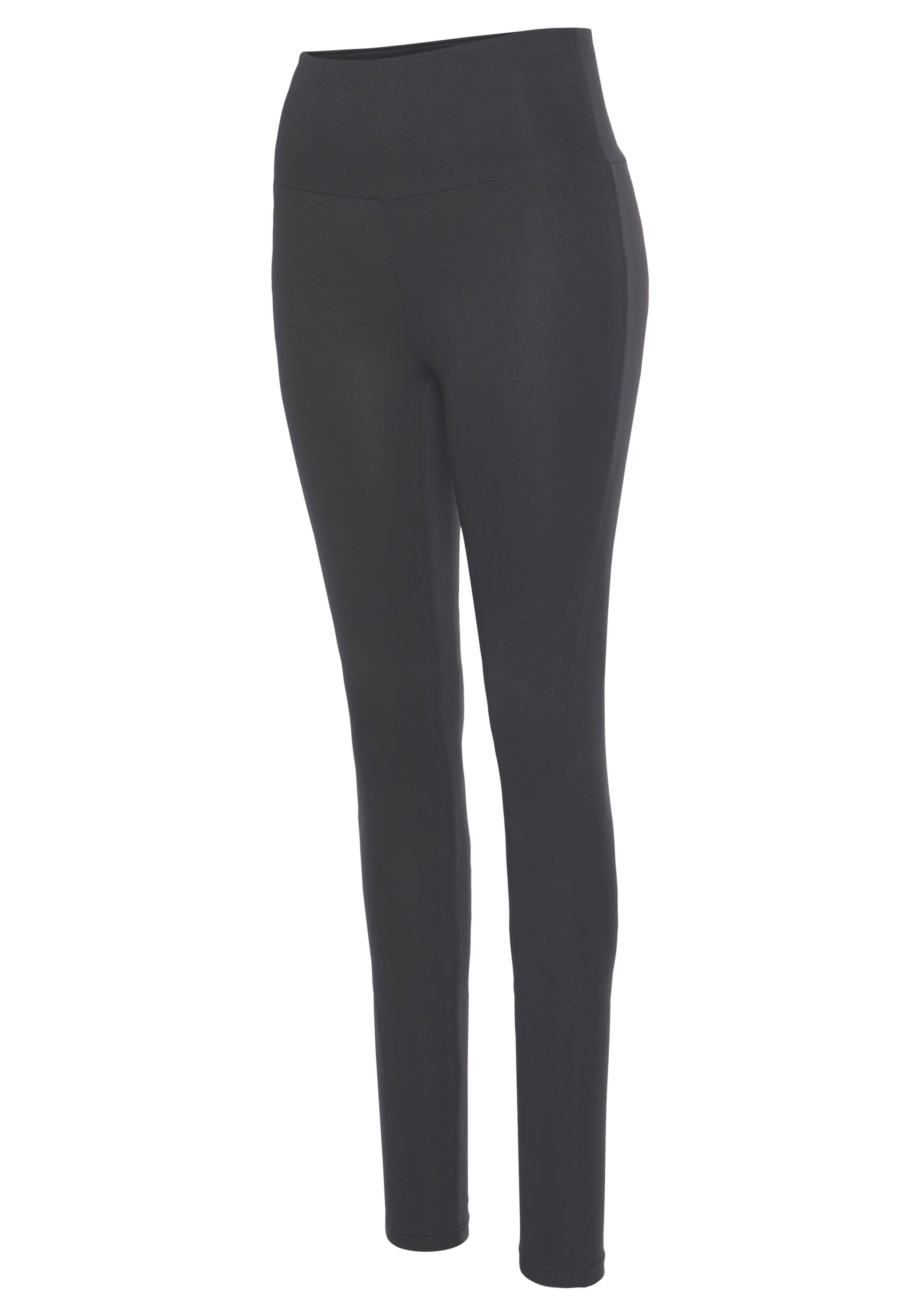 Lascana Legging met brede boord, loungewear