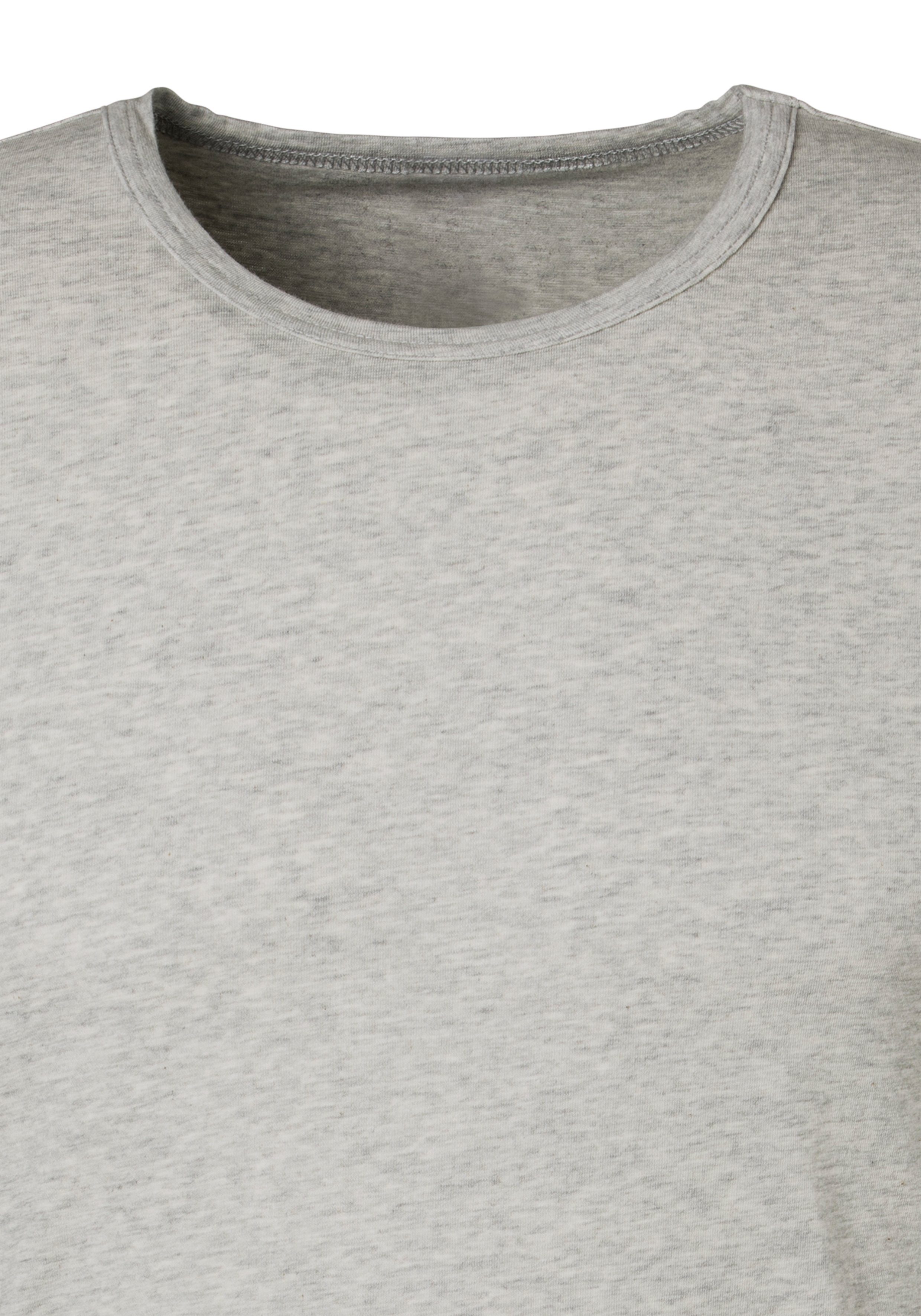 H.I.S Shirt met lange mouwen Dubbelpack onderhemd van katoenmix (2-delig, Set van 2)
