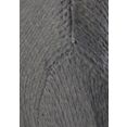 vivance lang vest met neondetail grijs