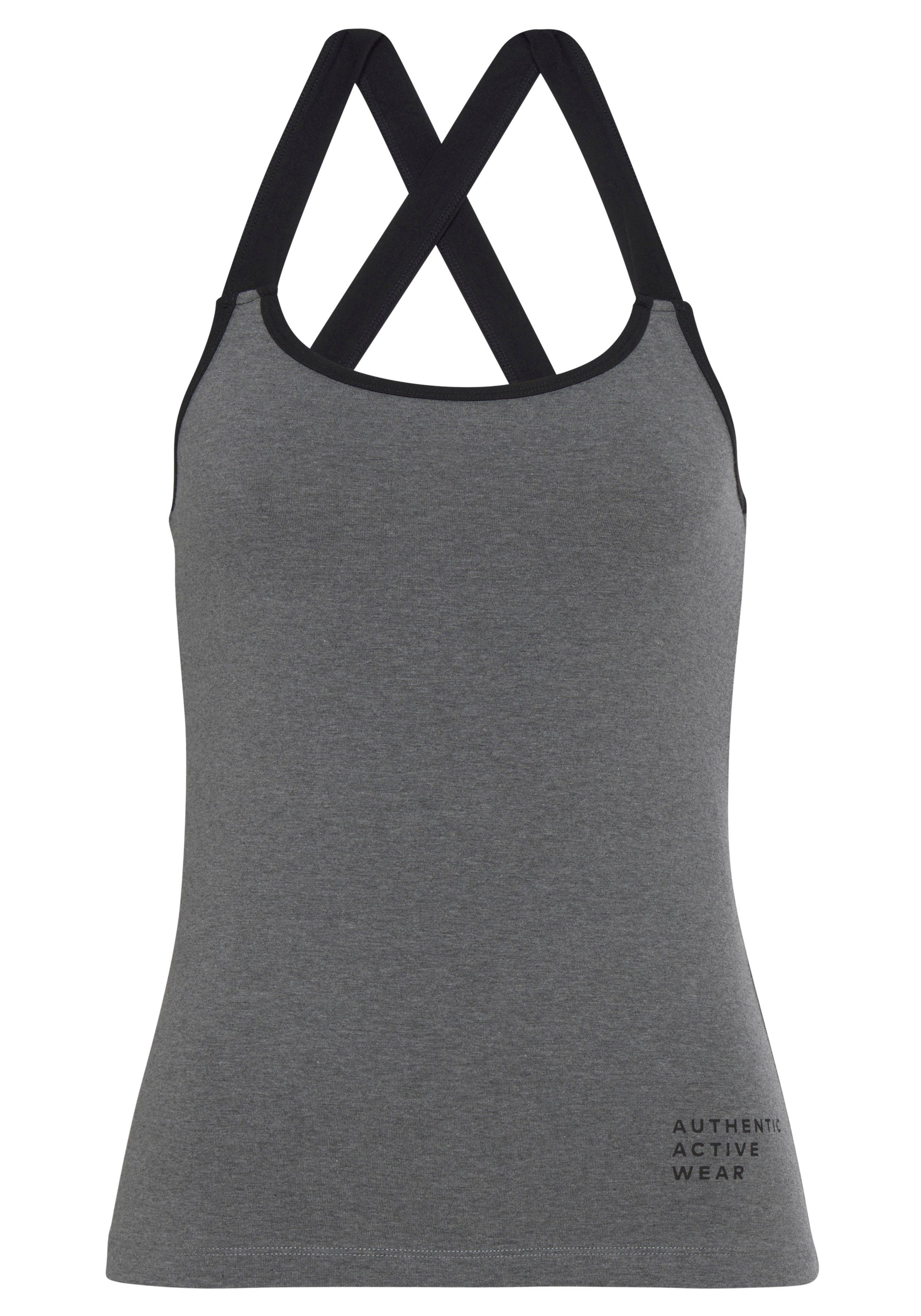 vivance active Functionele top -Sporttop met gekruiste elastische bandjes