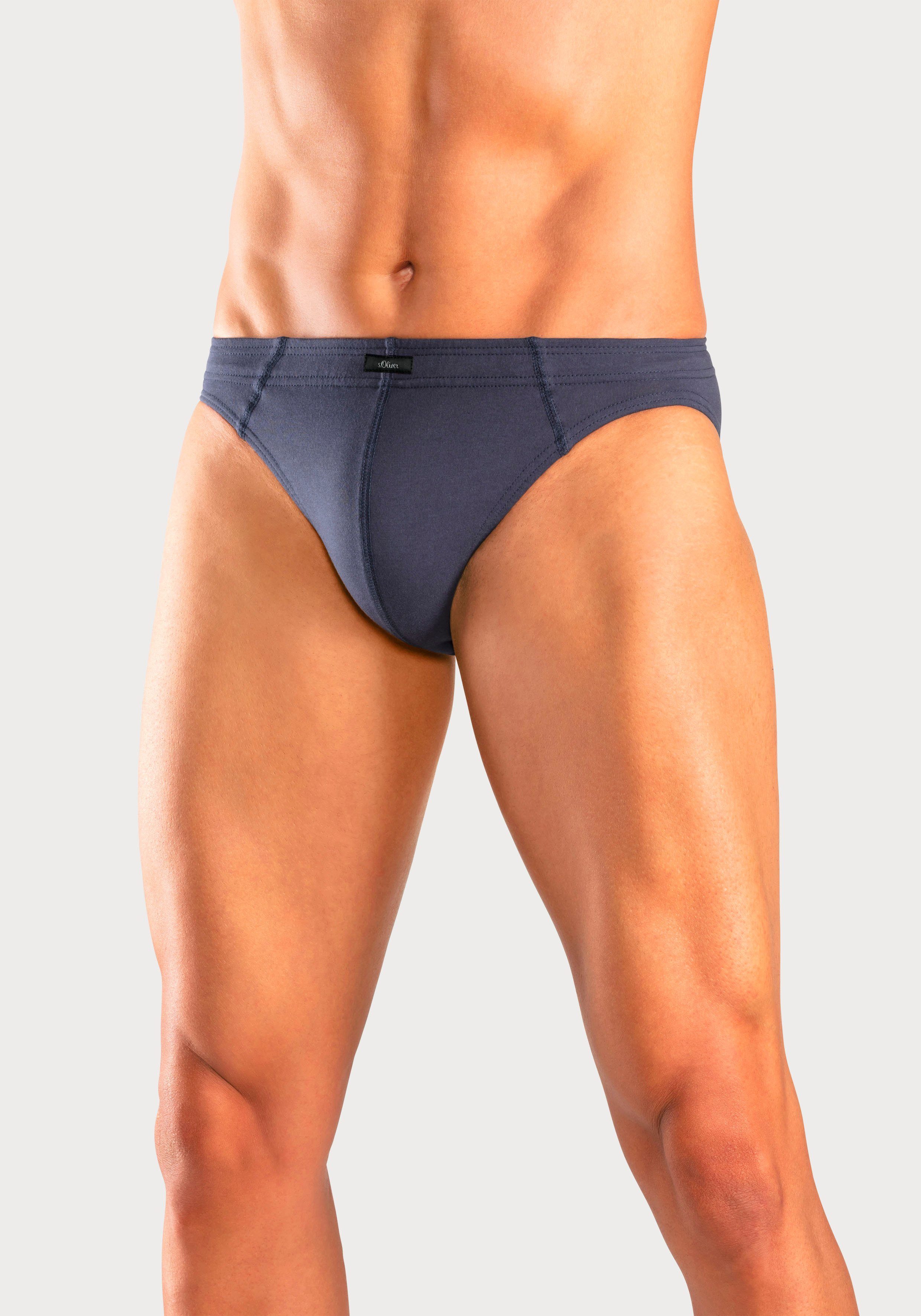 s.Oliver RED LABEL Beachwear Slip Heren onderbroek Weekvoorraad in een blik (blik, 7 stuks, 7 stuks in set) heren maat M blauw