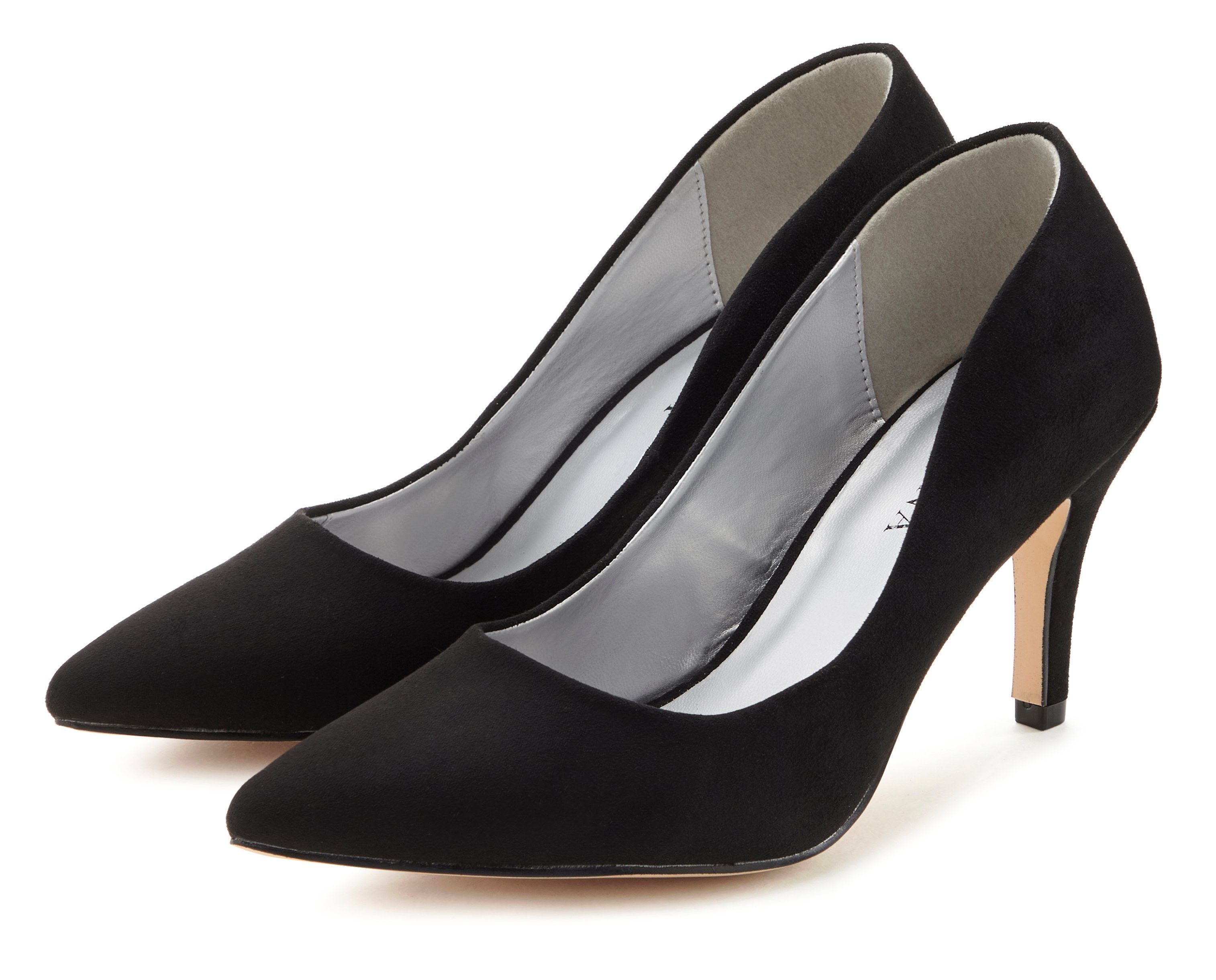 Lascana Pumps High heel, lage schoen in spitse vorm en modieuze look