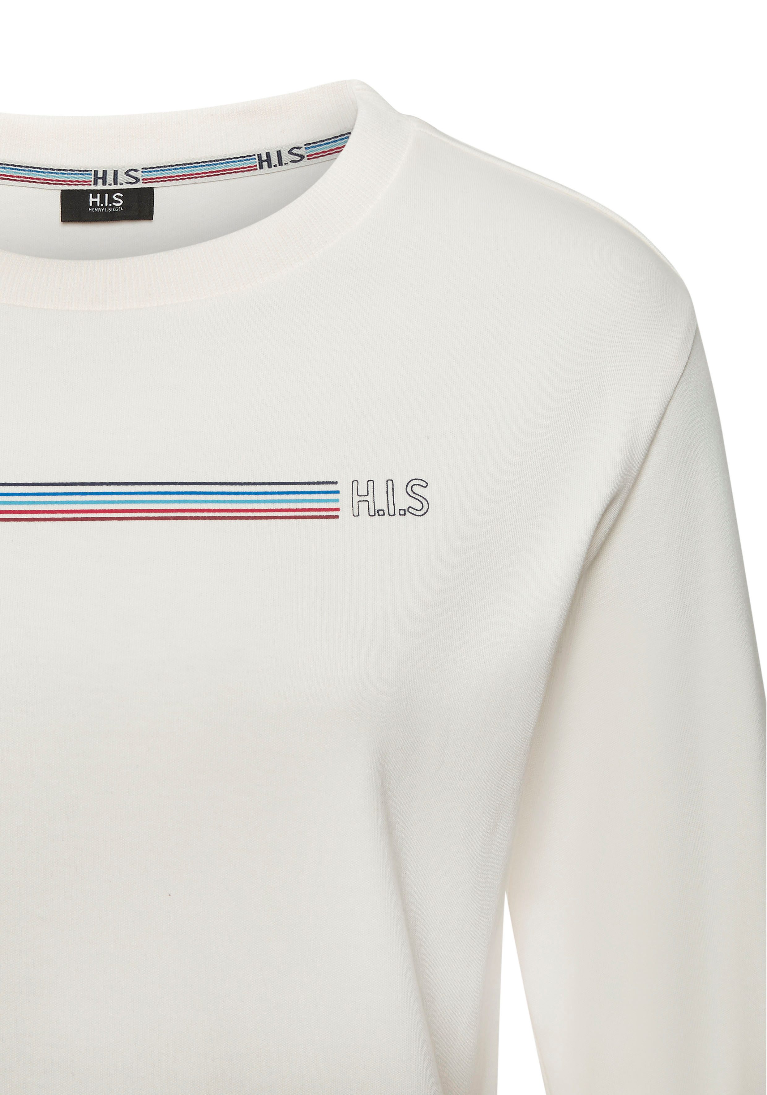 H.I.S Sweatshirt met logoprint, loungewear