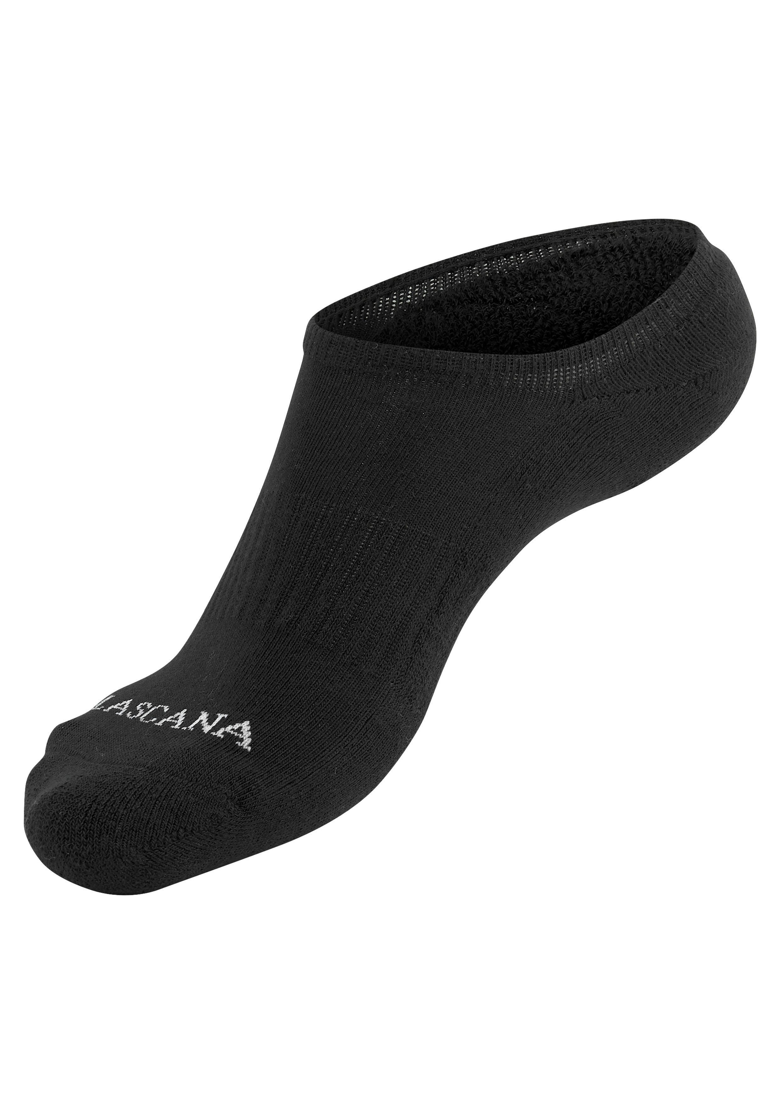 active by Lascana Sneakersokken met voetfrotté (set, 7 paar)