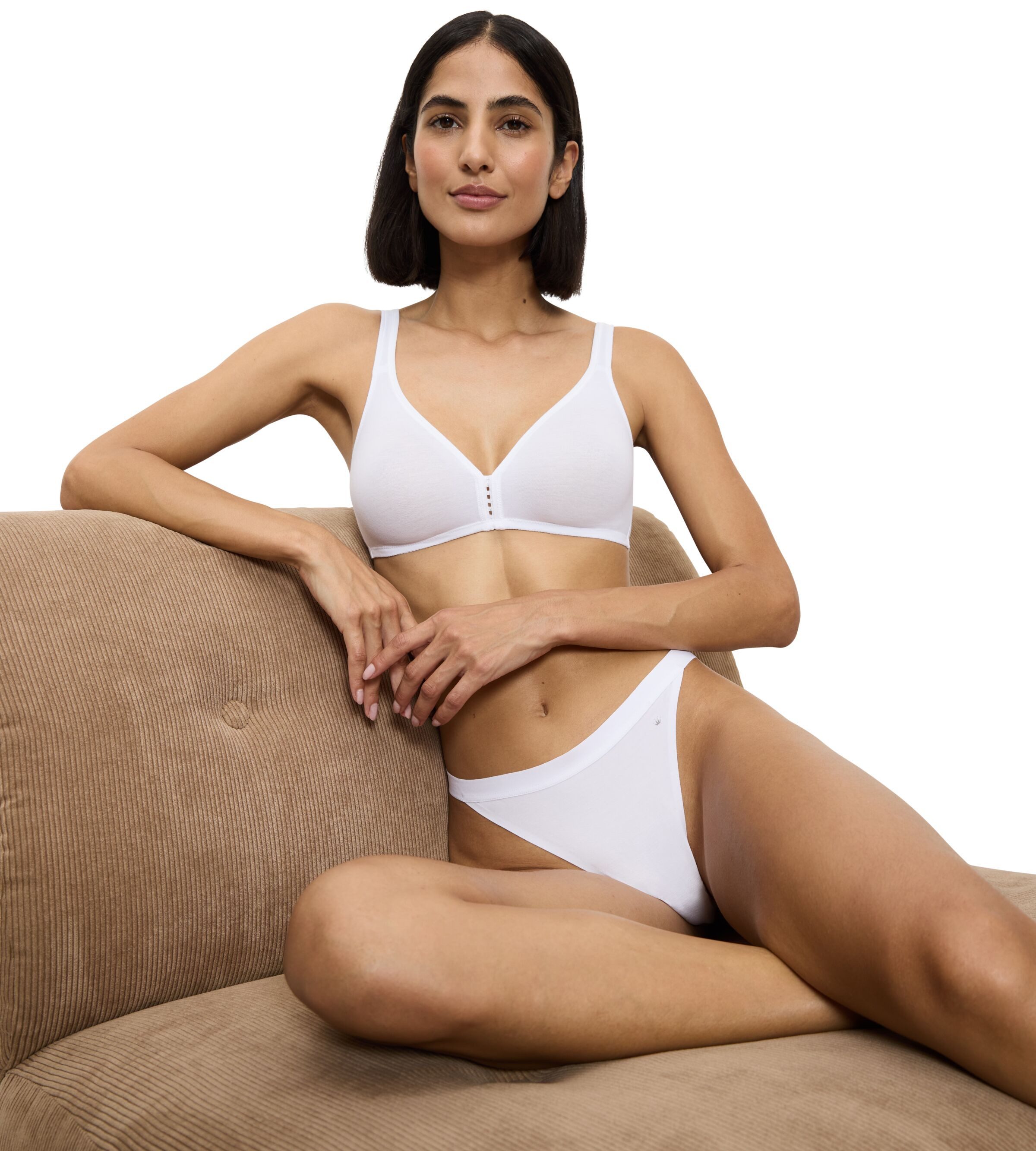 Triumph Bh zonder beugels EILEEN N naadloos van zachte katoenkwaliteit, basic lingerie