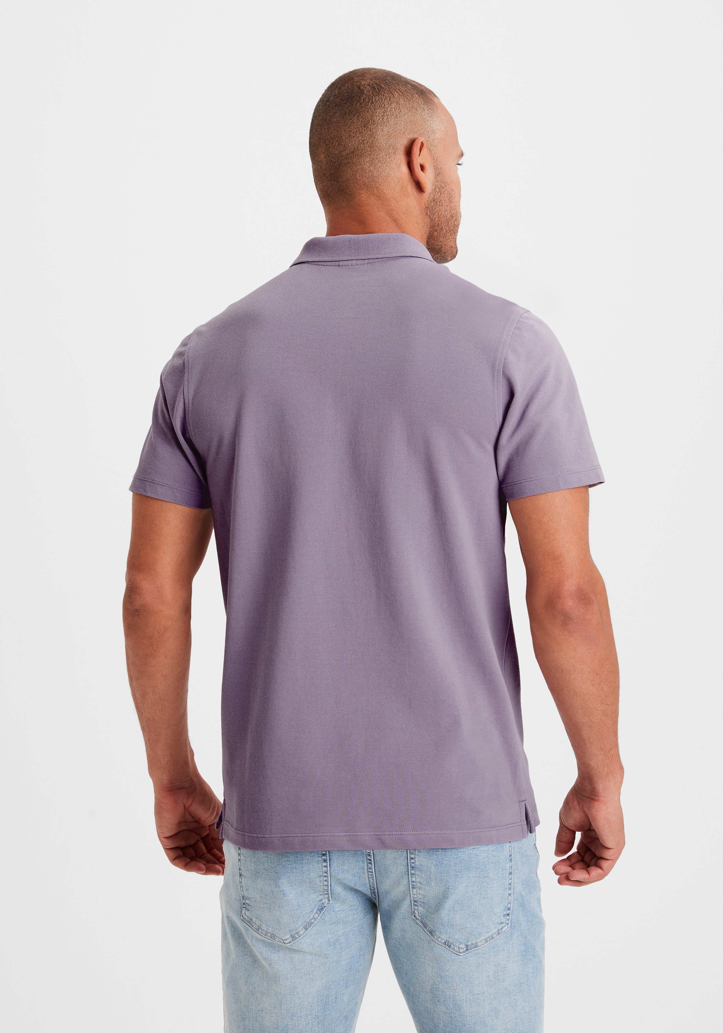 Beachtime Poloshirt Korte mouw, shirt met polokraag, katoen piqué