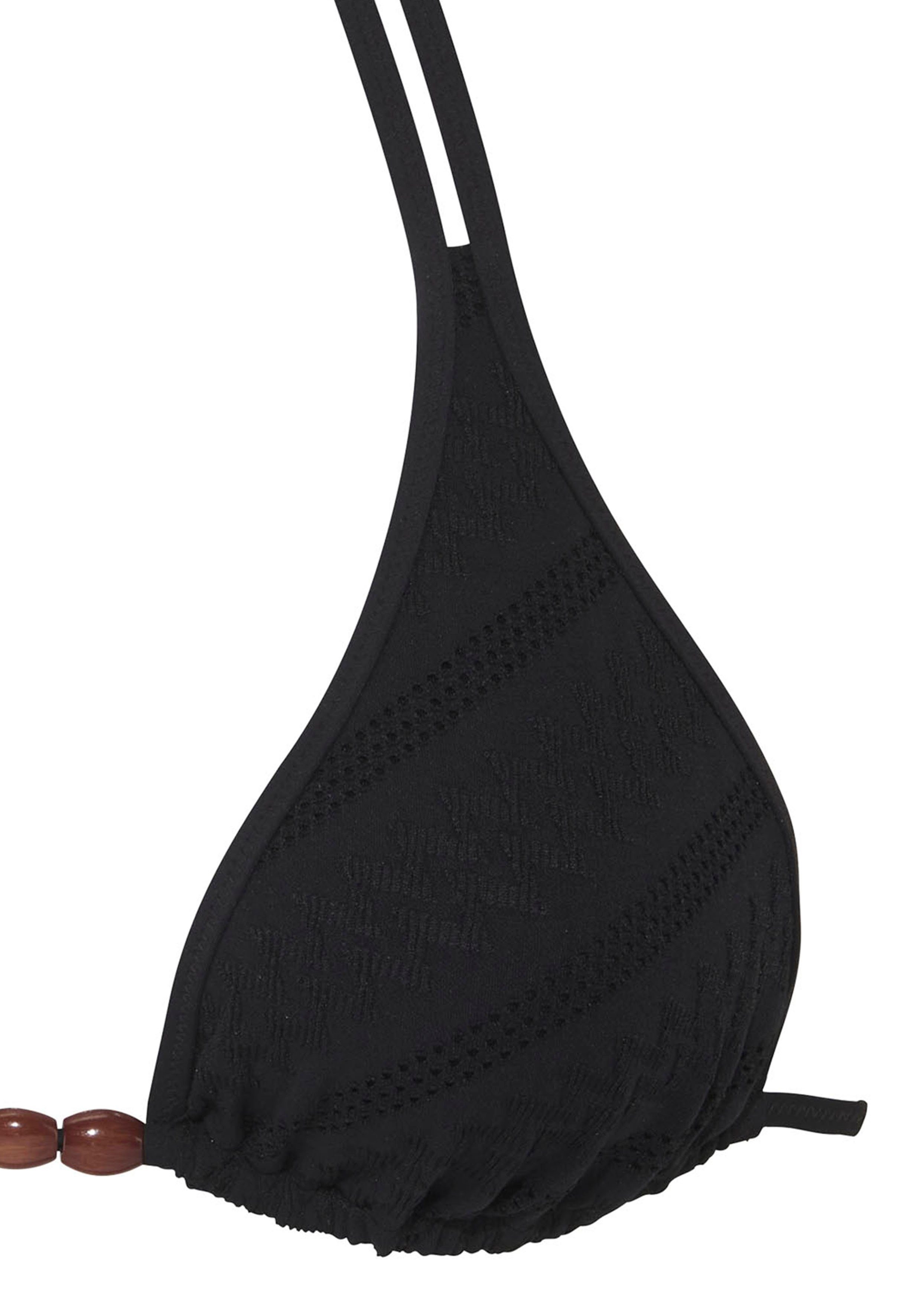 s.Oliver RED LABEL Beachwear Triangelbikini Naila met structuur (set)
