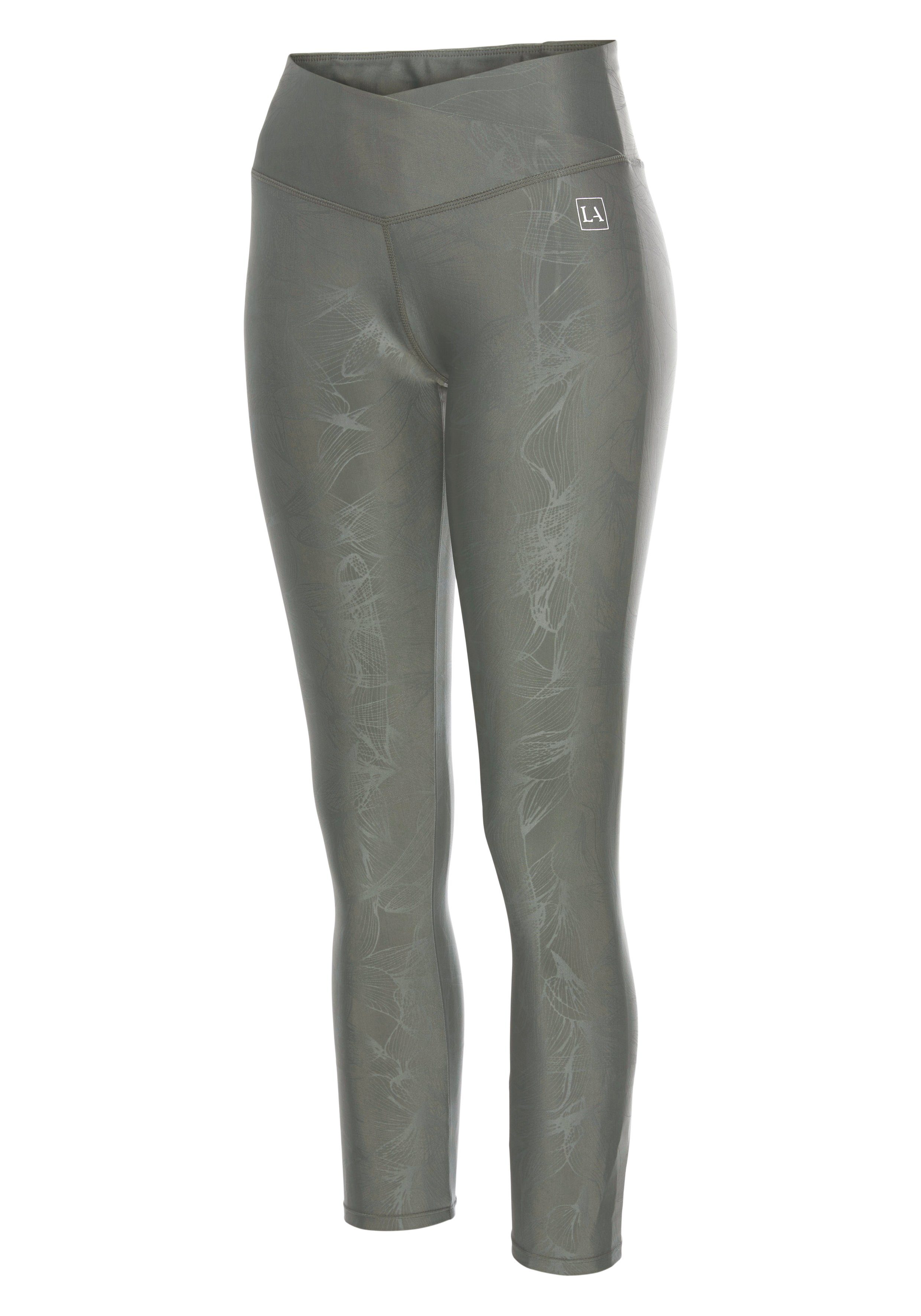 active by Lascana Functionele legging met glanzende print