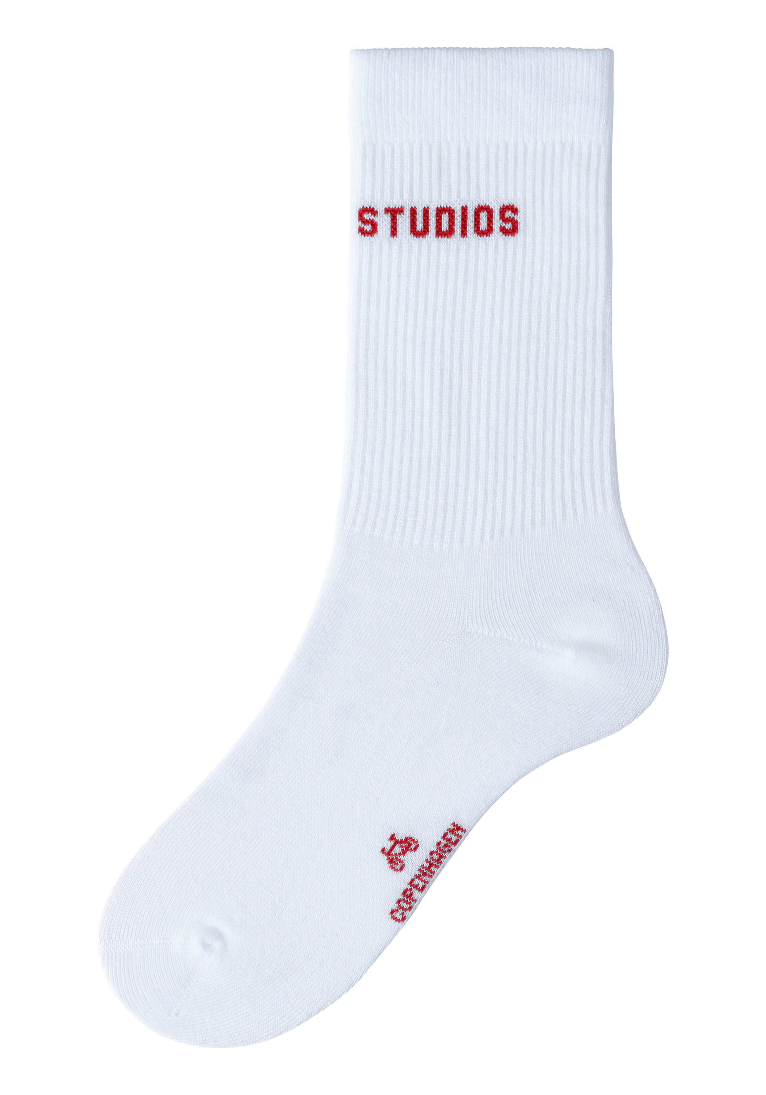 Copenhagen Studios Tennissokken zonder frotté (set, 2 paar)