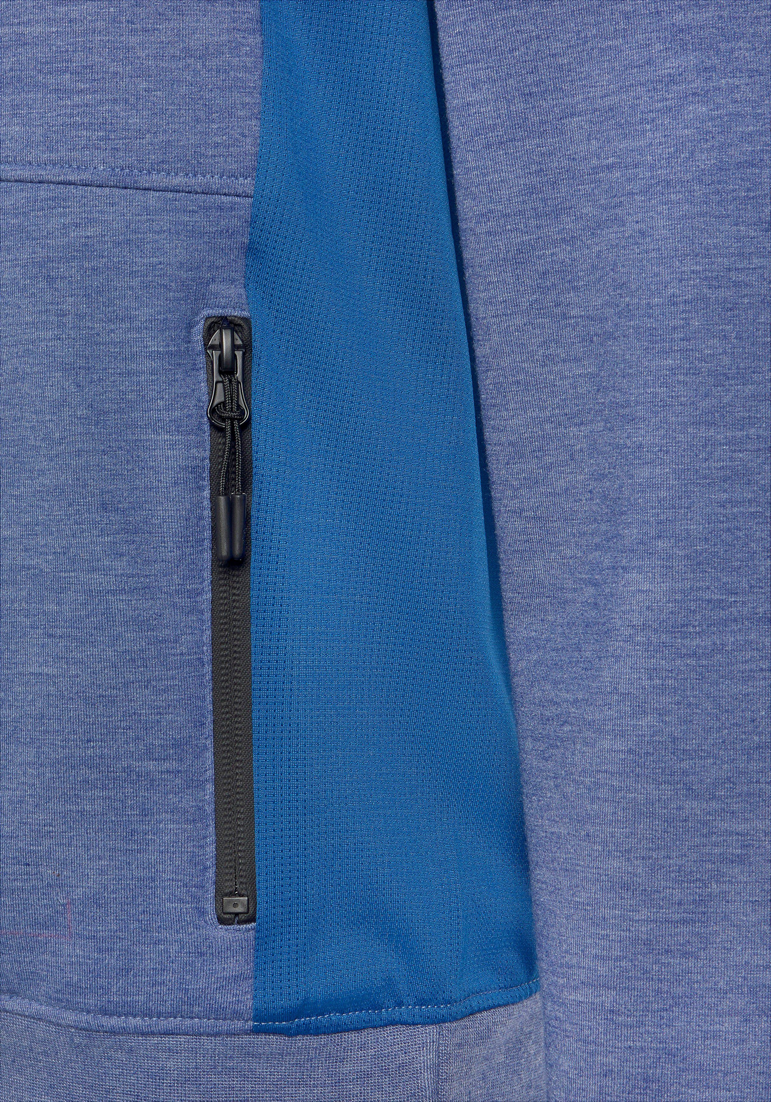 AUTHENTIC LE JOGGER Capuchontrui - Sport-Hoodie gemêleerde look, met ritszak