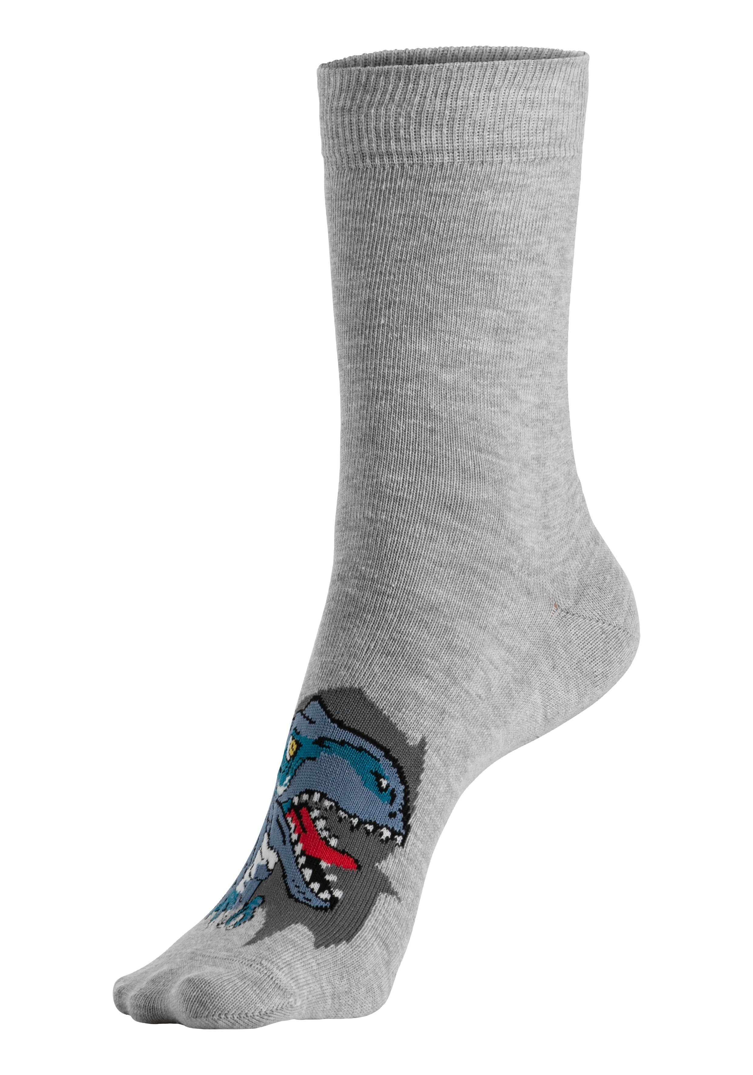 H.I.S Sokken met dinosaurusmotieven (set, 5 paar)