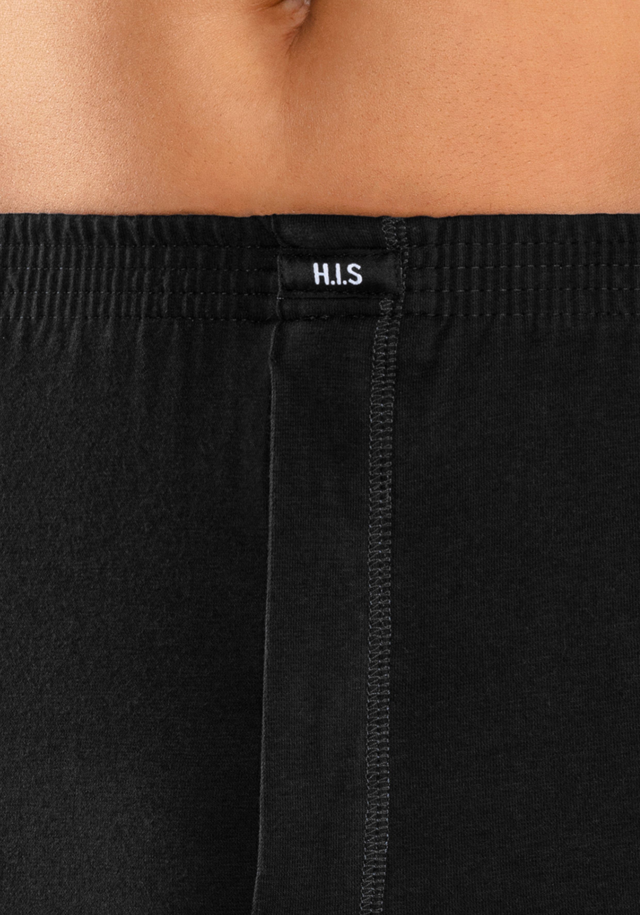 H.I.S Wijde boxershort van zacht single-jerseymateriaal (set, 2 stuks)