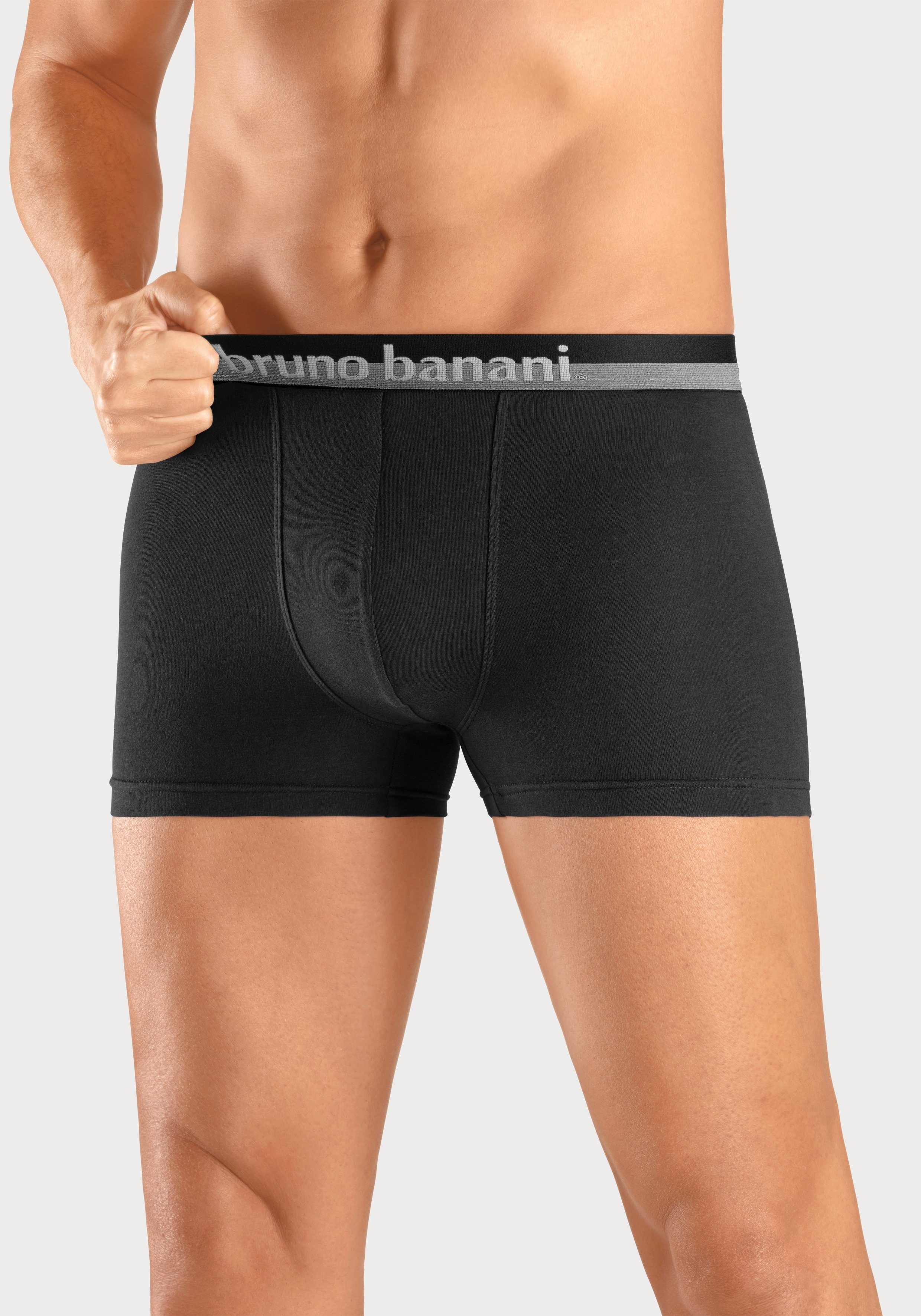 Bruno Banani Boxershort met superieure logoprint op de band (set, 4 stuks)