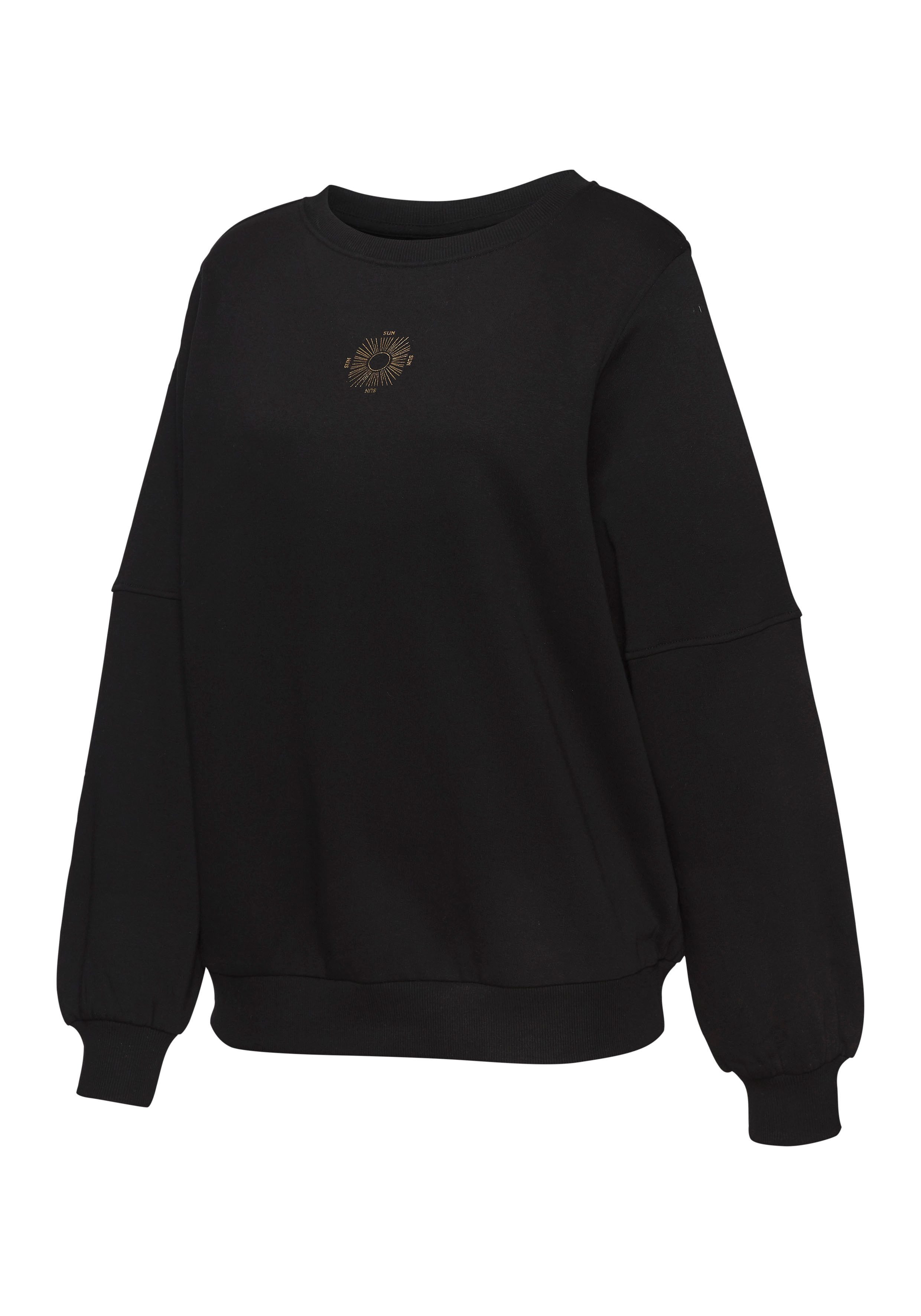 Buffalo Sweatshirt Loungetop met grote rugprint - met glanseffect, loungewear