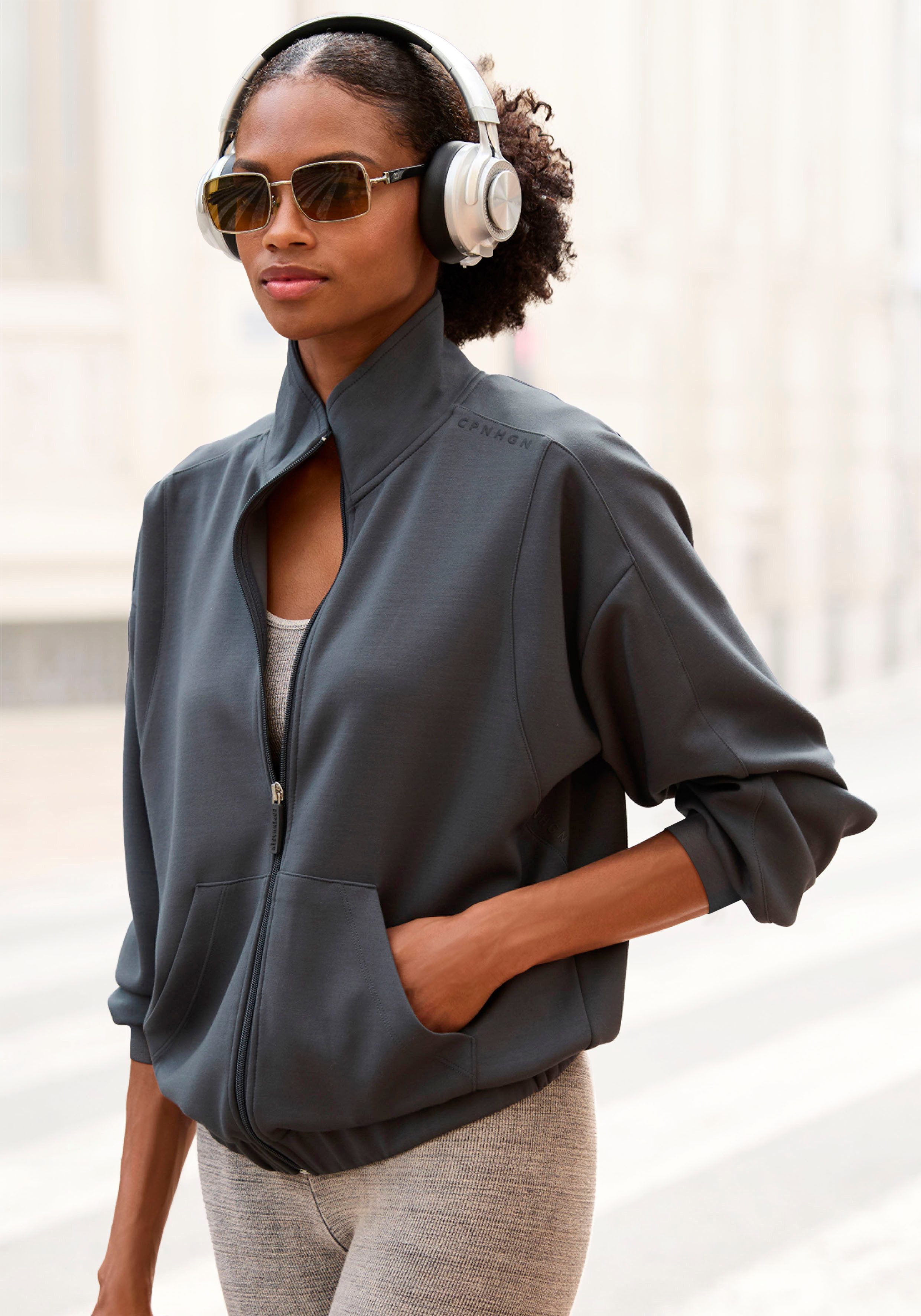 Copenhagen Studios Sweatvest van hoogwaardig materiaal