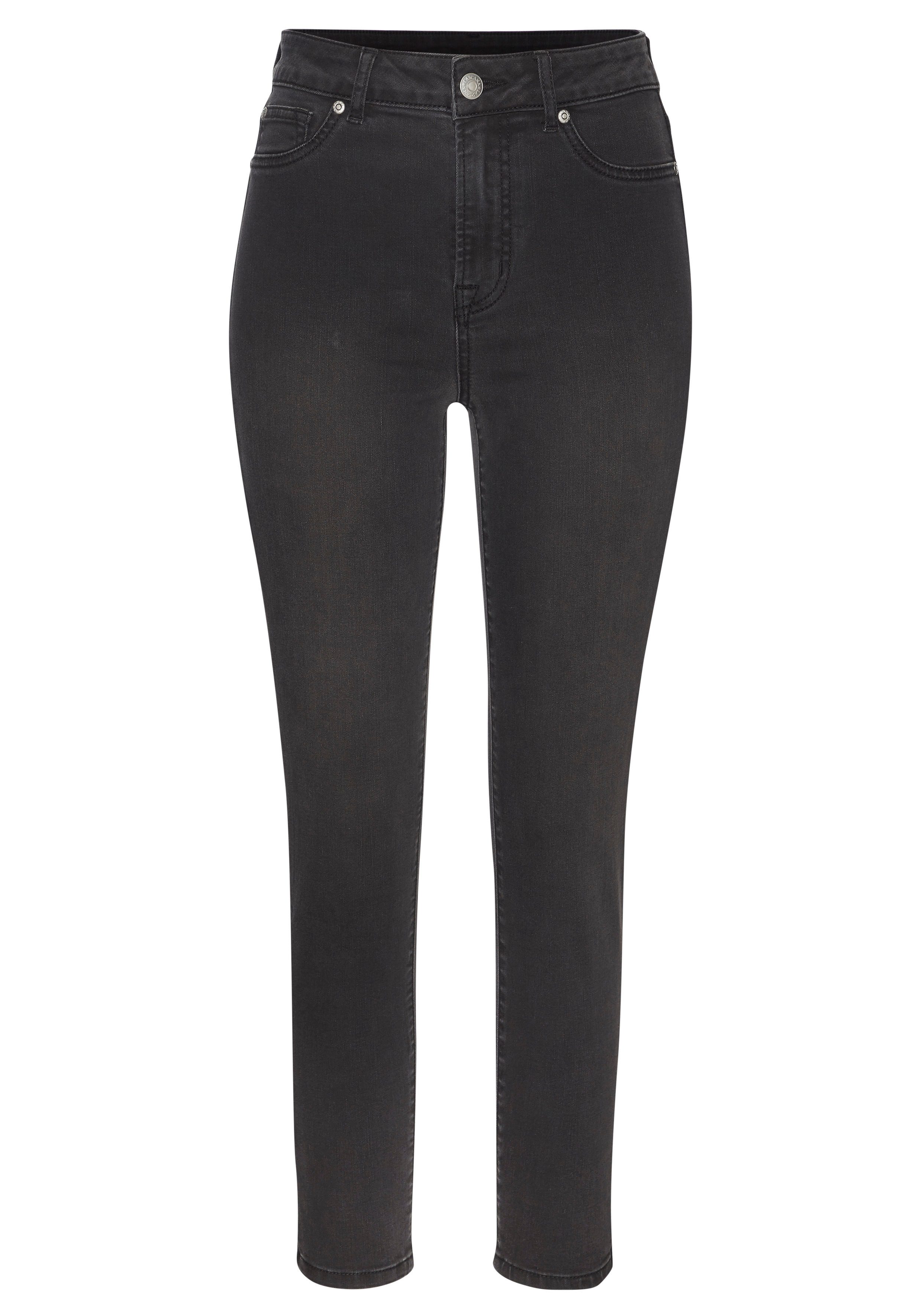 Lascana Jeanslegging 7/8-lengte in skinny-vorm, stretch-denim, basic