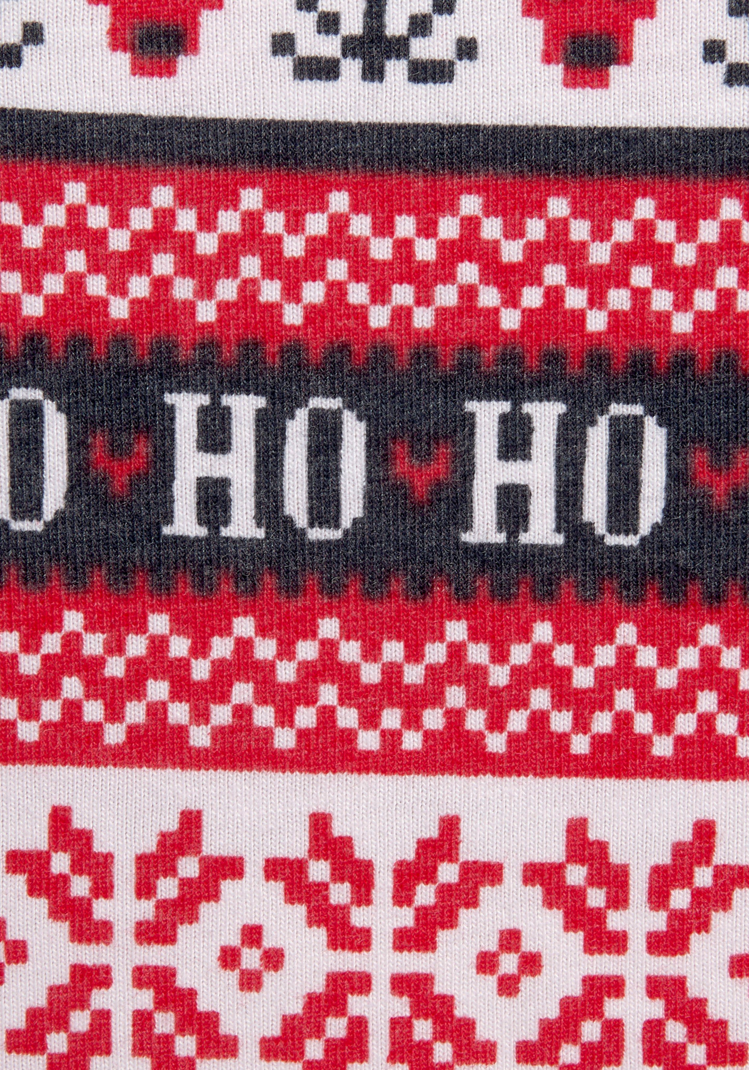 Lascana Nachthemd met winterse print