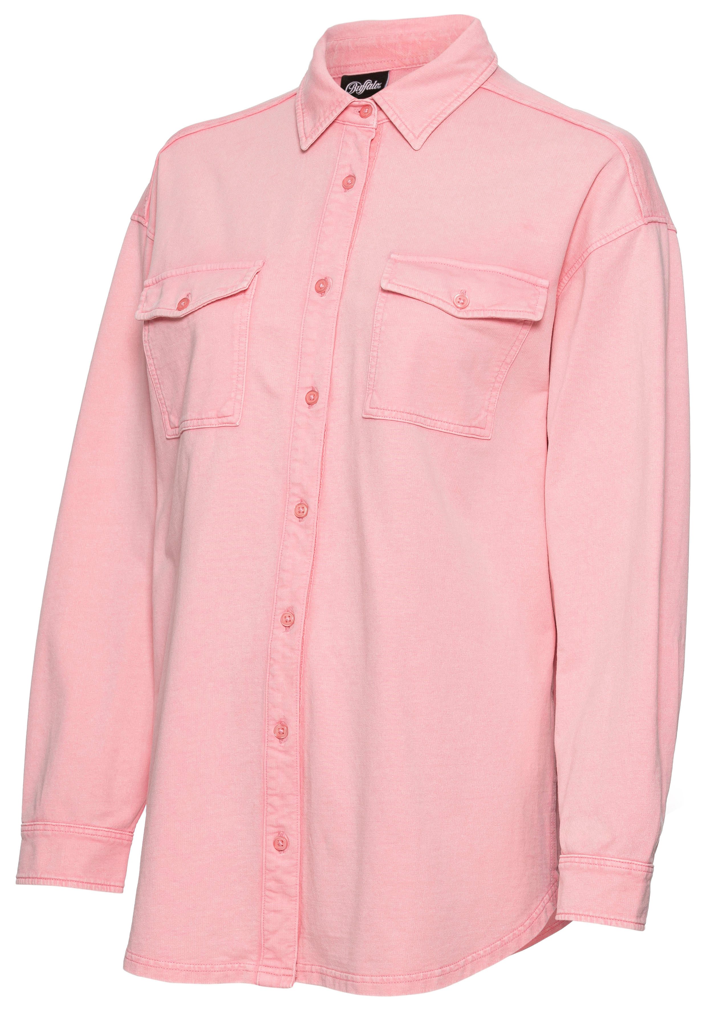 Buffalo Shirt -Shirt - Loungehemd - Lounget-shirt in used-look, loungewear