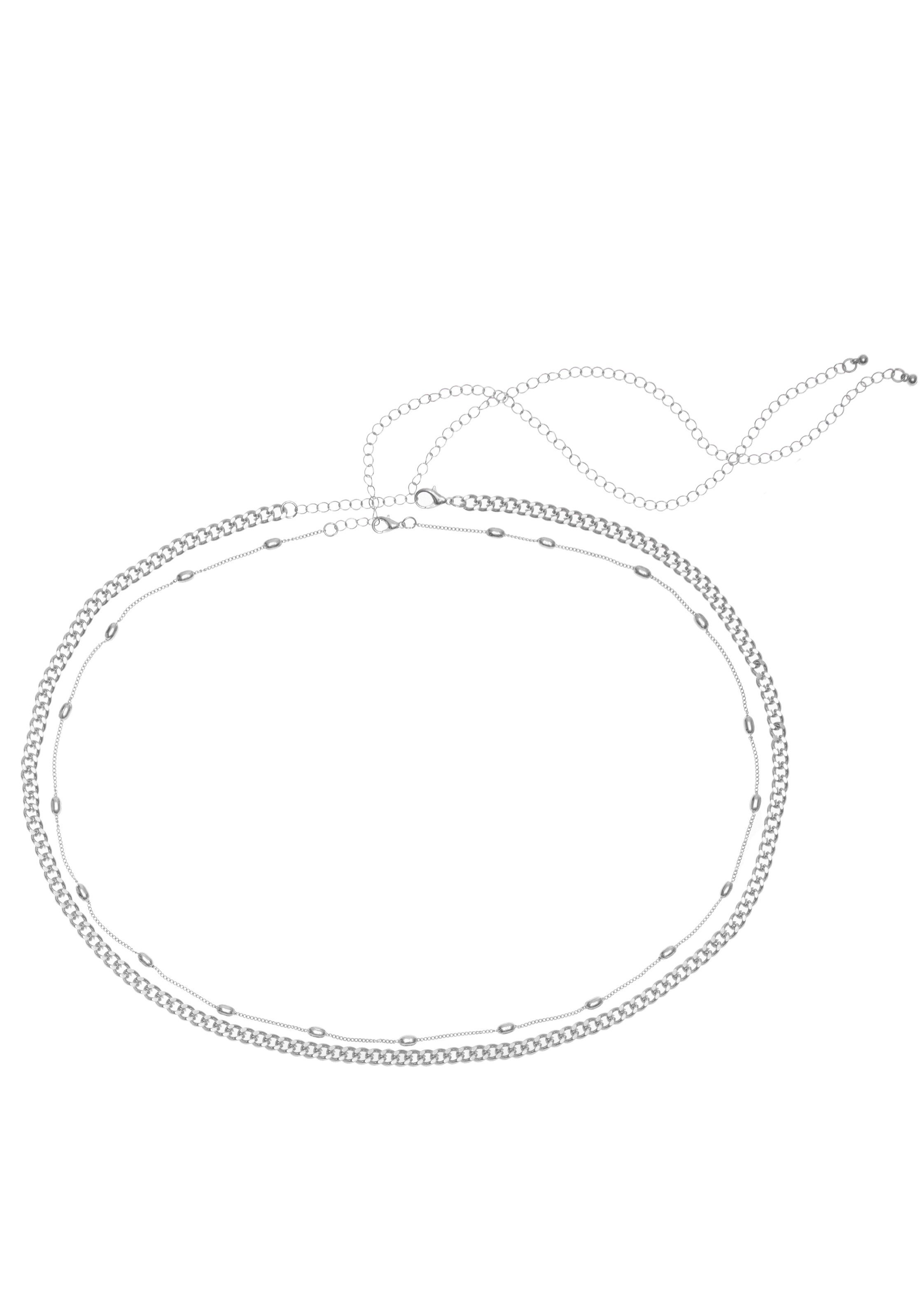 Lascana Buikketting set in 2-delige set, tailleketting, gelaagde lichaamsketting, strandaccessoire