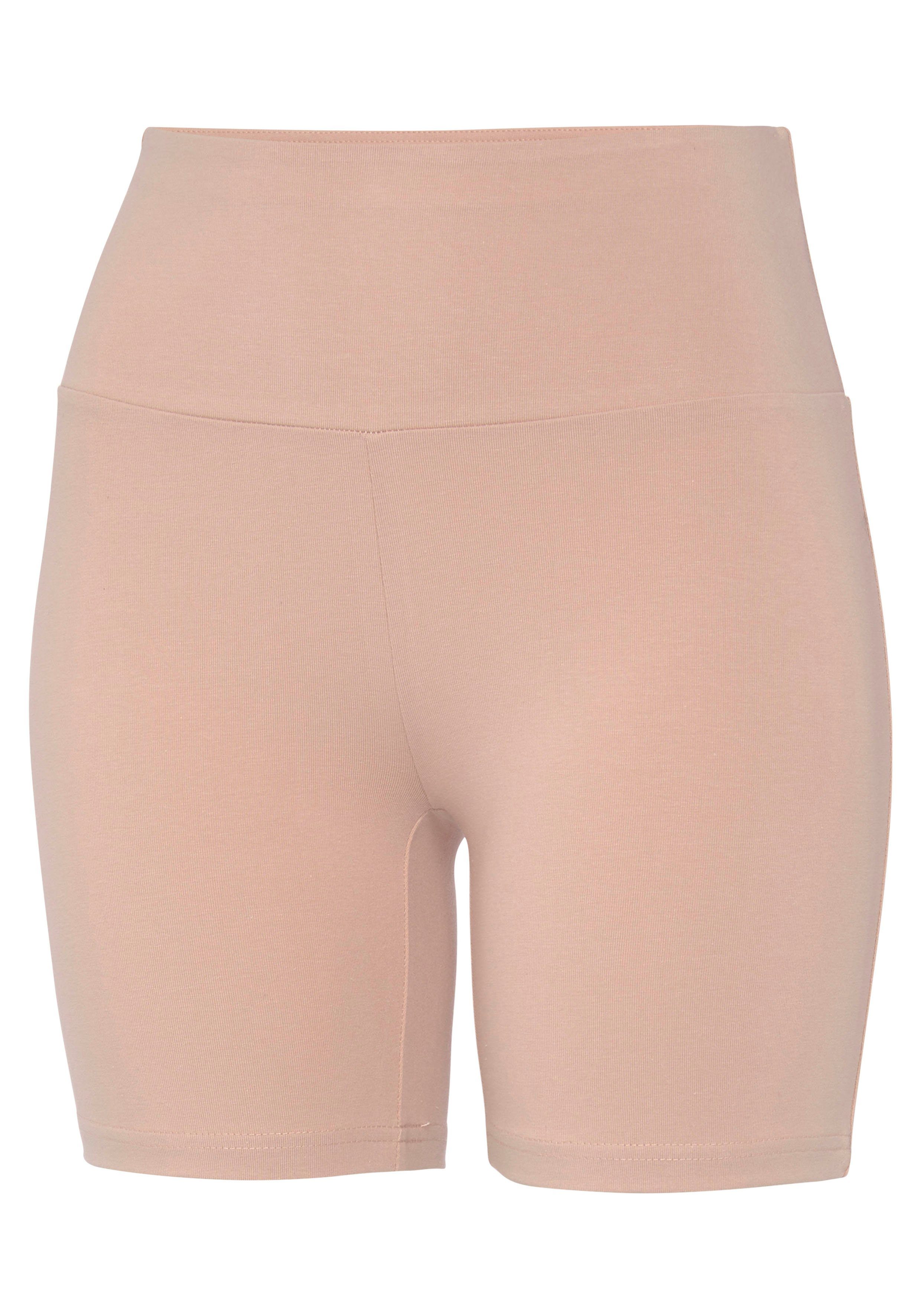 Lascana Short met brede boord en logoprint