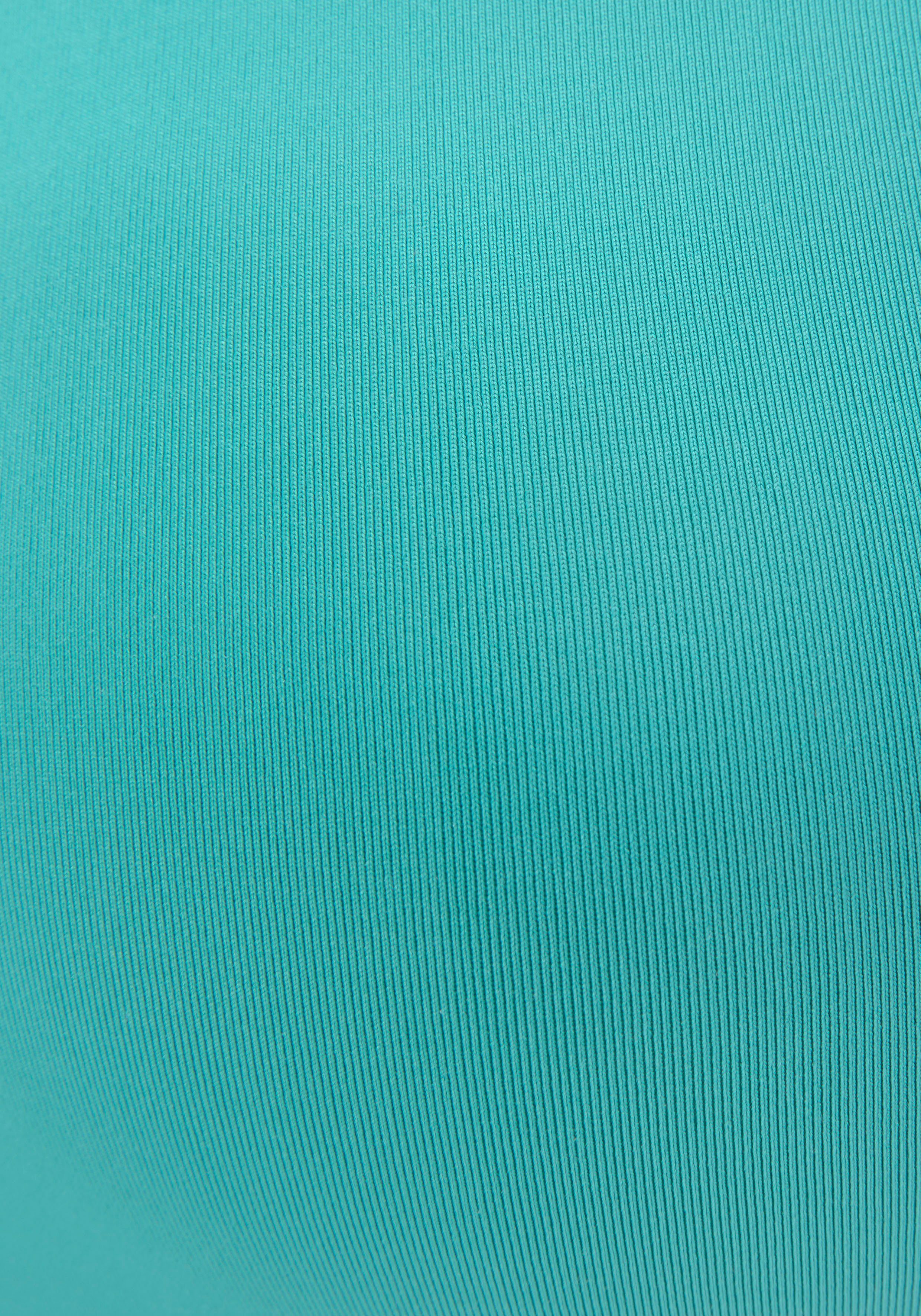 Elbsand Bustierbikini met merkopschriften in contrastkleur