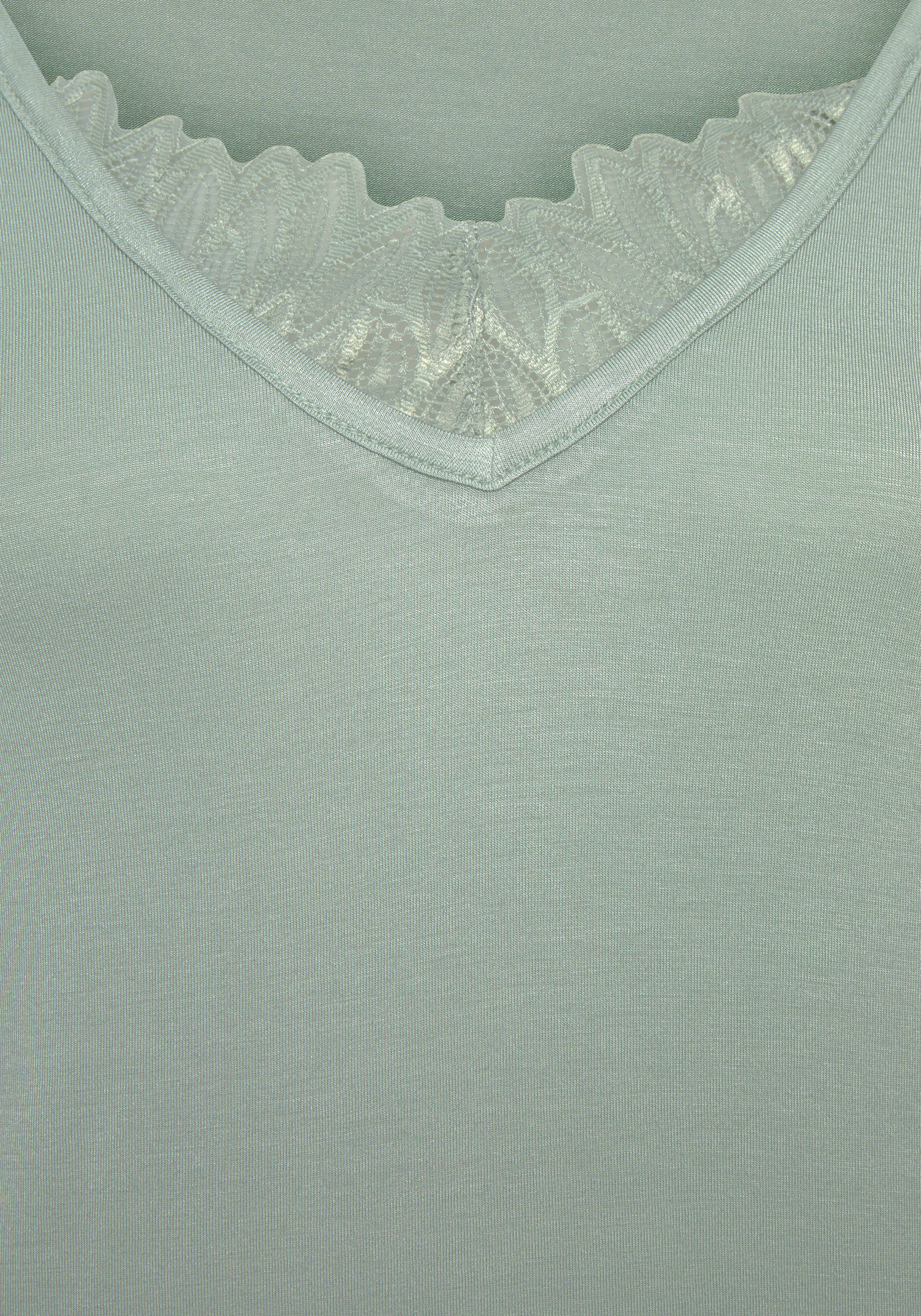 Lascana Pyjama top met kanten details