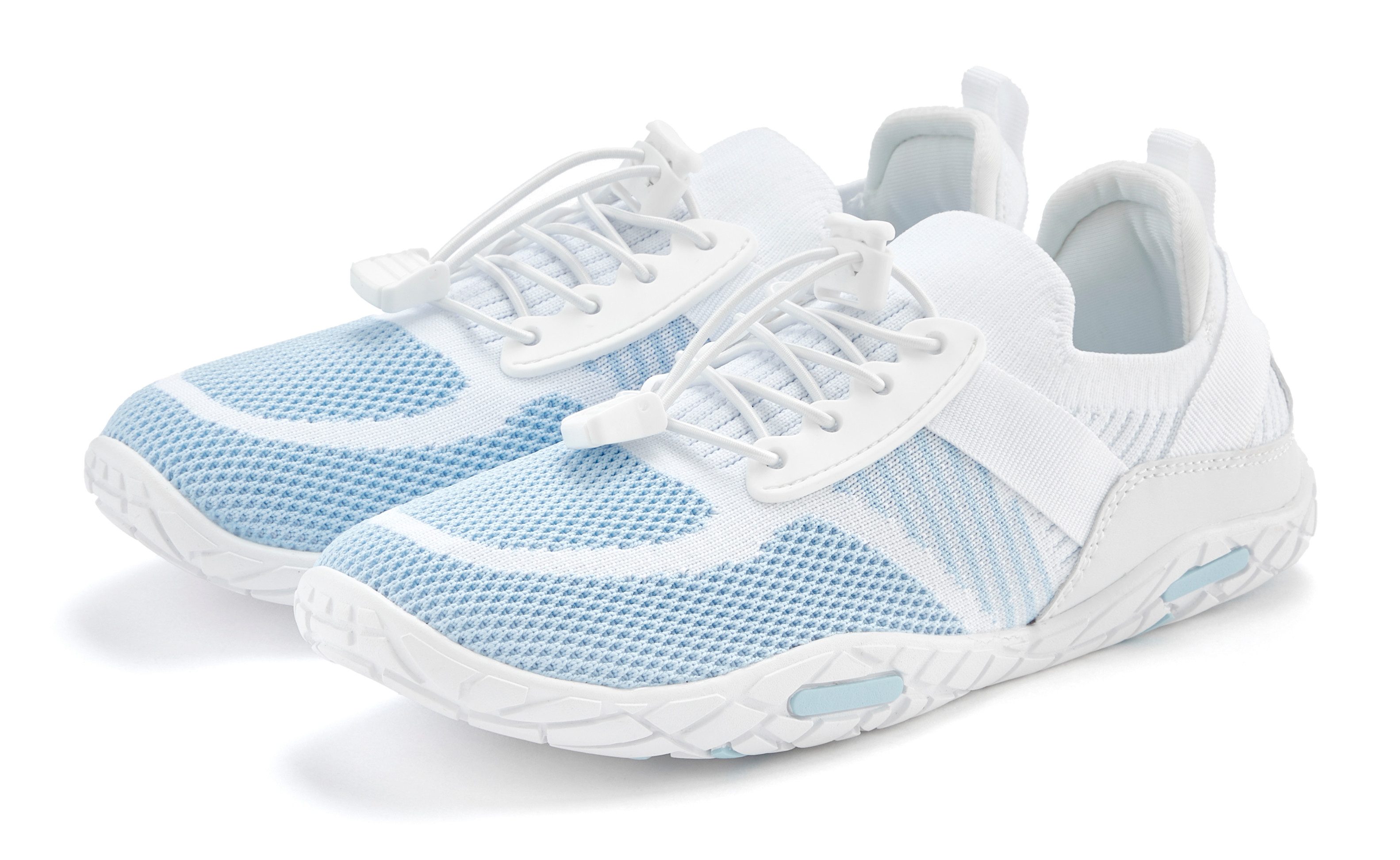Lascana Sneakers Vrijetijdsschoen, lage schoen superlicht, platte flexibele zool VEGAN