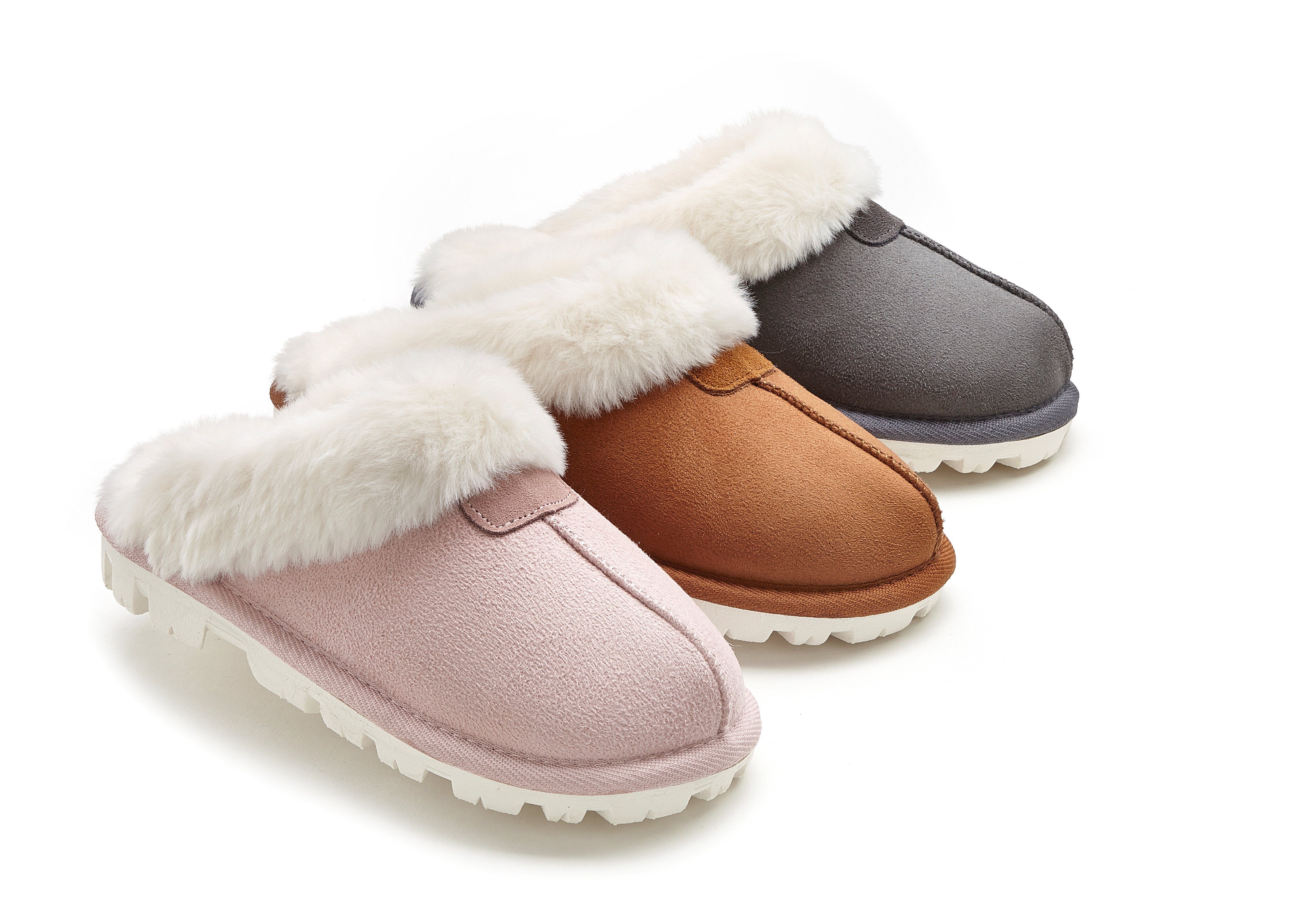 Vivance Slippers Pluche pantoffels, pantoffel, pantoffels, klompen, slippers,
