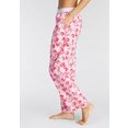 calvin klein pyjamabroek met bloemenprint roze
