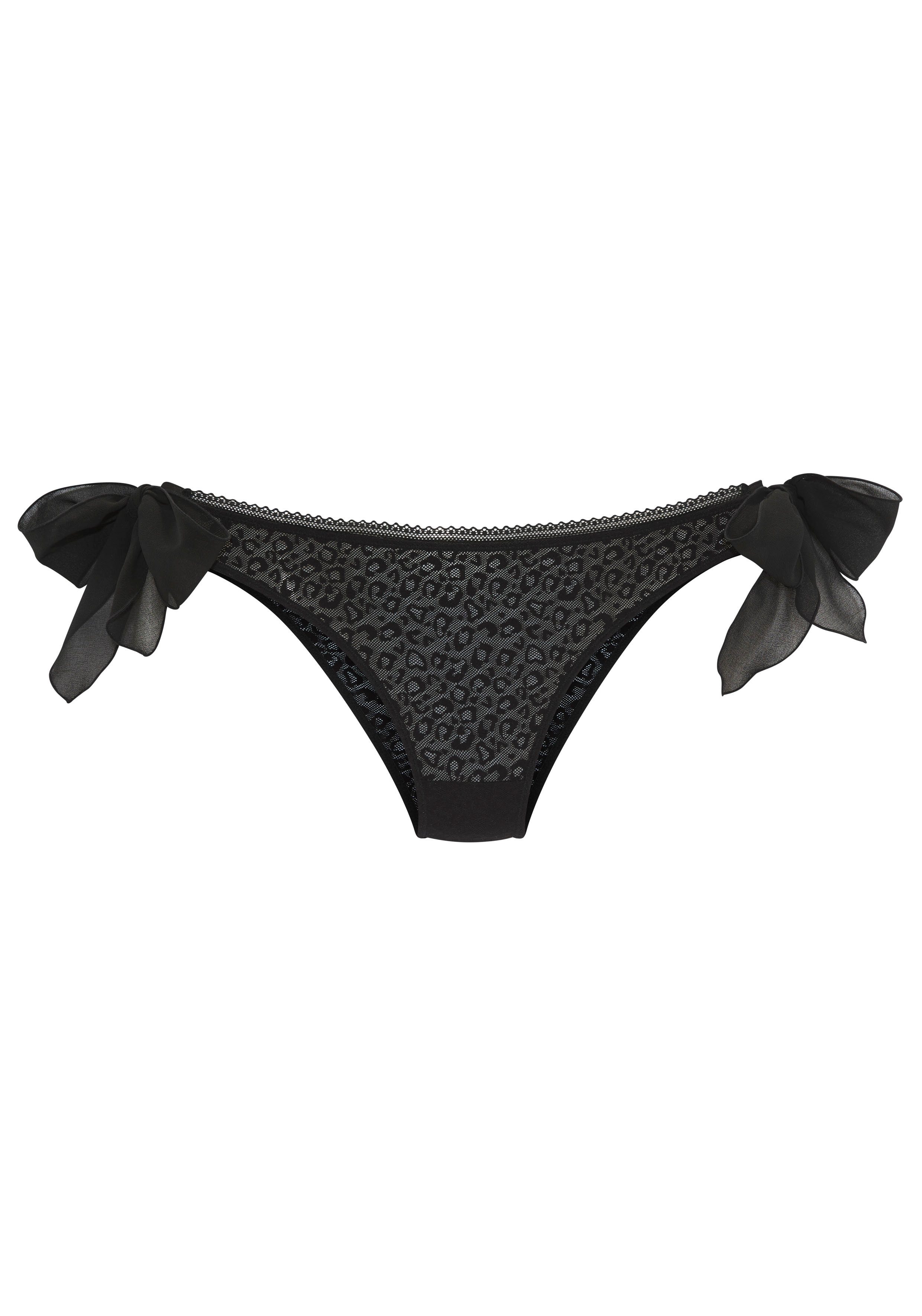 Vivance Slip ANNA van subtiel transparant soft-mesh in leoprint, sexy lingerie