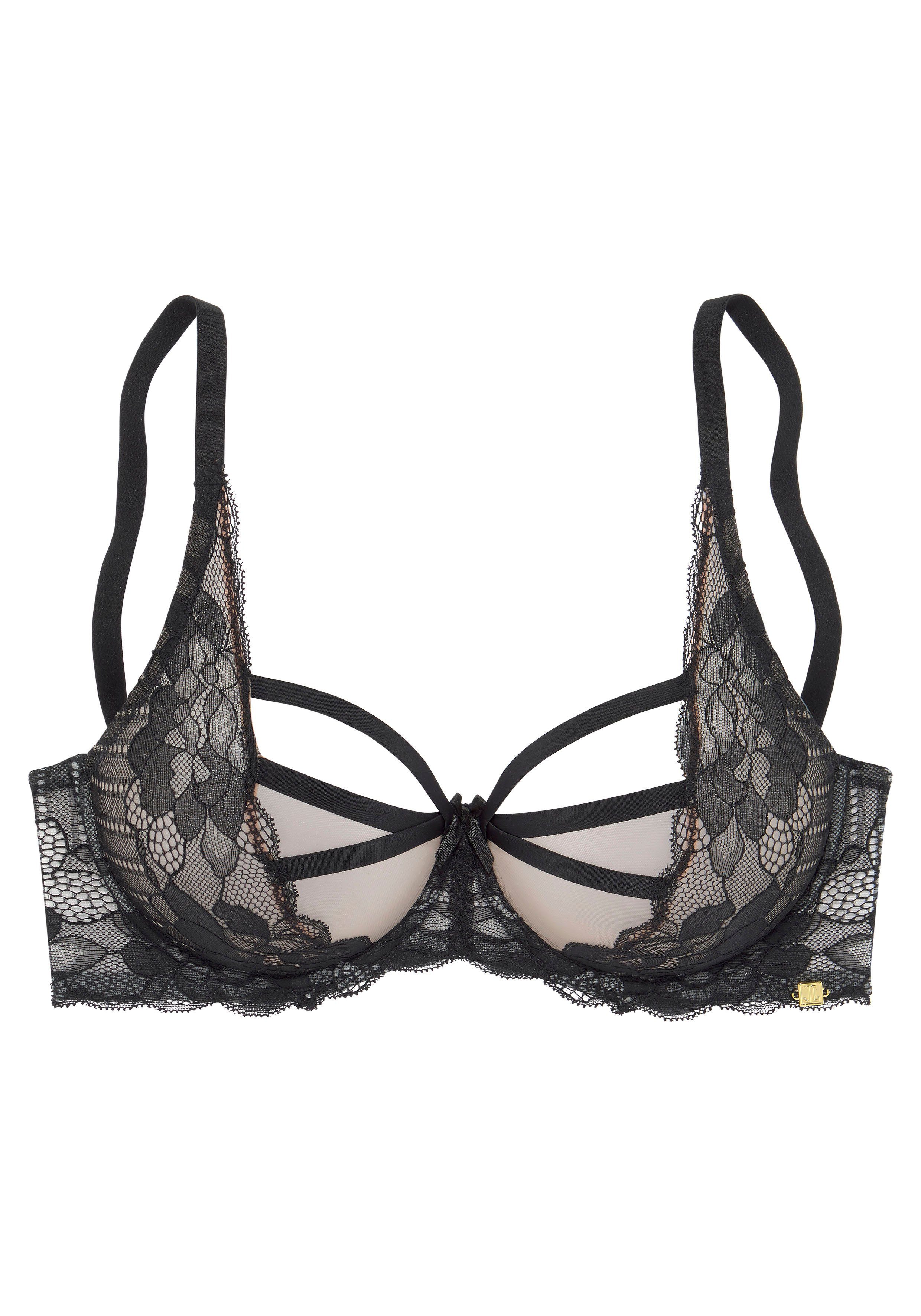 Jette Joop Beugel-bh met opwindende bandjes, sexy lingerie, sexy ondergoed